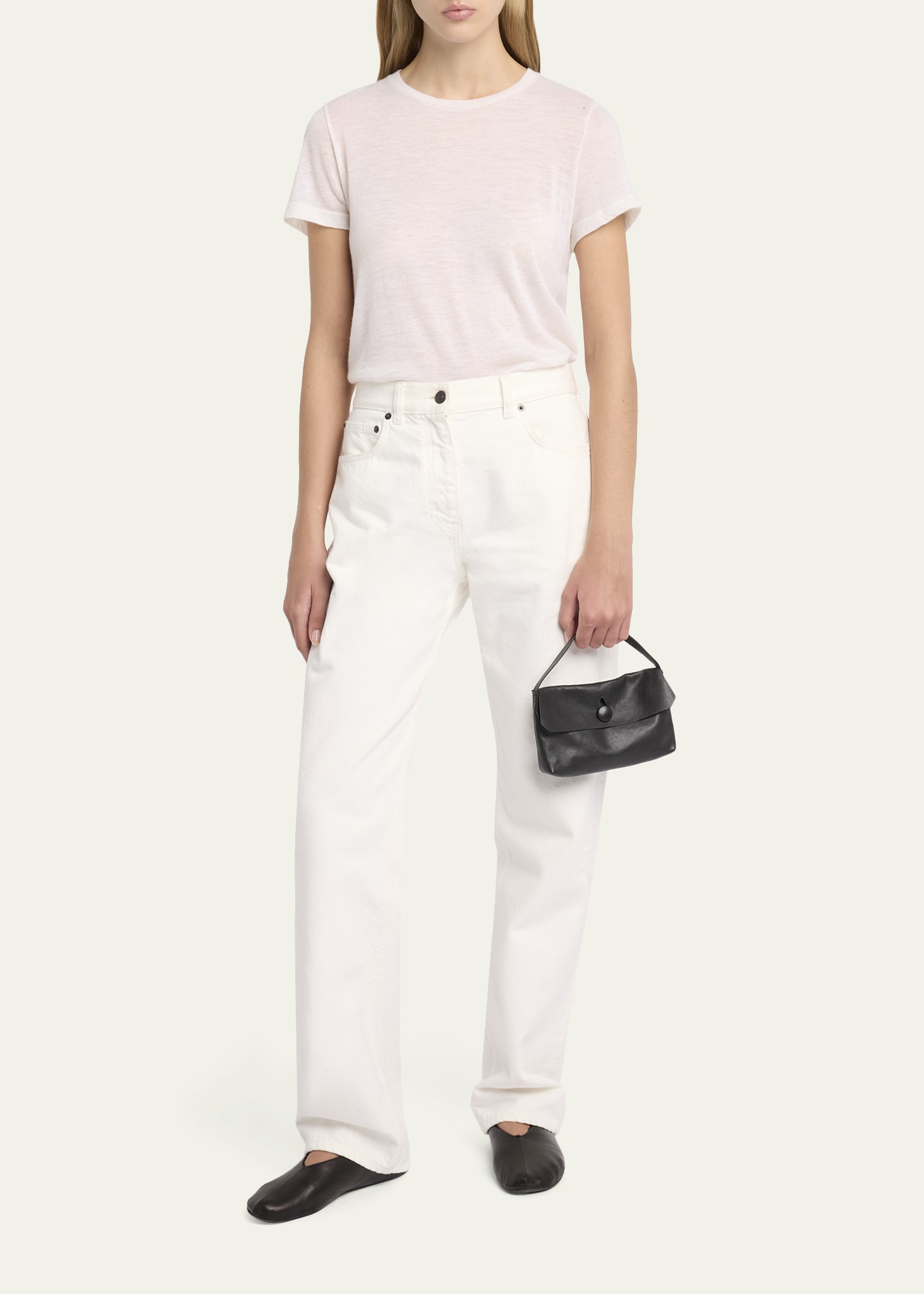 THE ROW Sally Top-Handle Bag in Supple Leather - Bergdorf Goodman