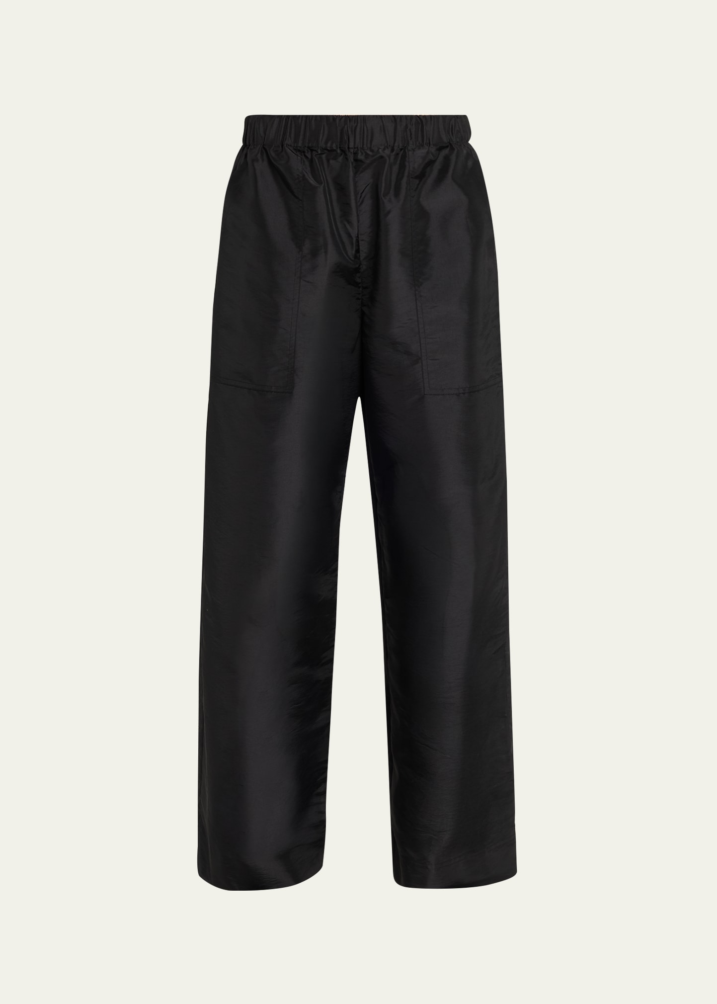 SIMKHAI Arden Taffeta Pull-On Pants - Bergdorf Goodman