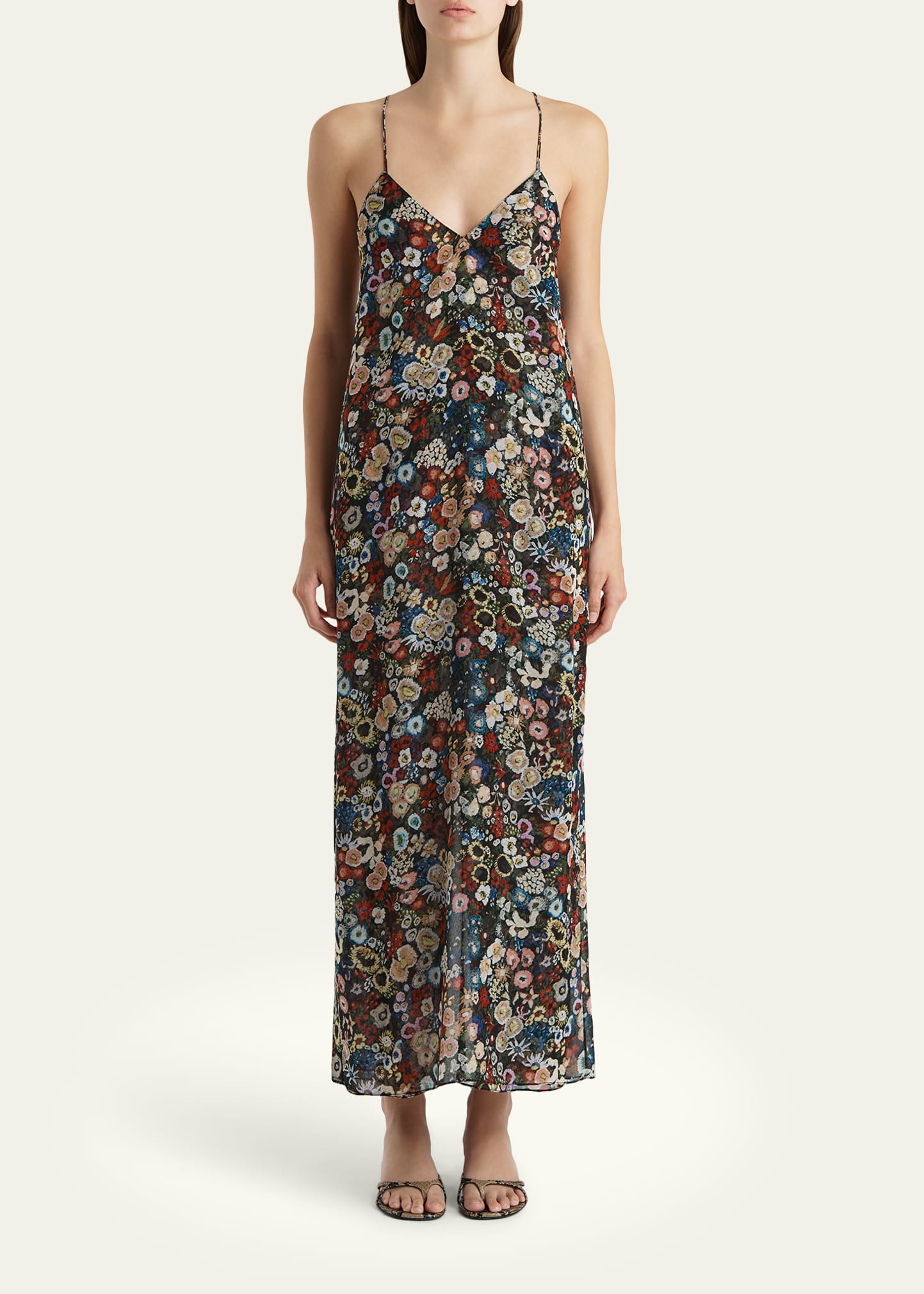 khaite aminah silk slip dress Khaite Aminah Dress - Black