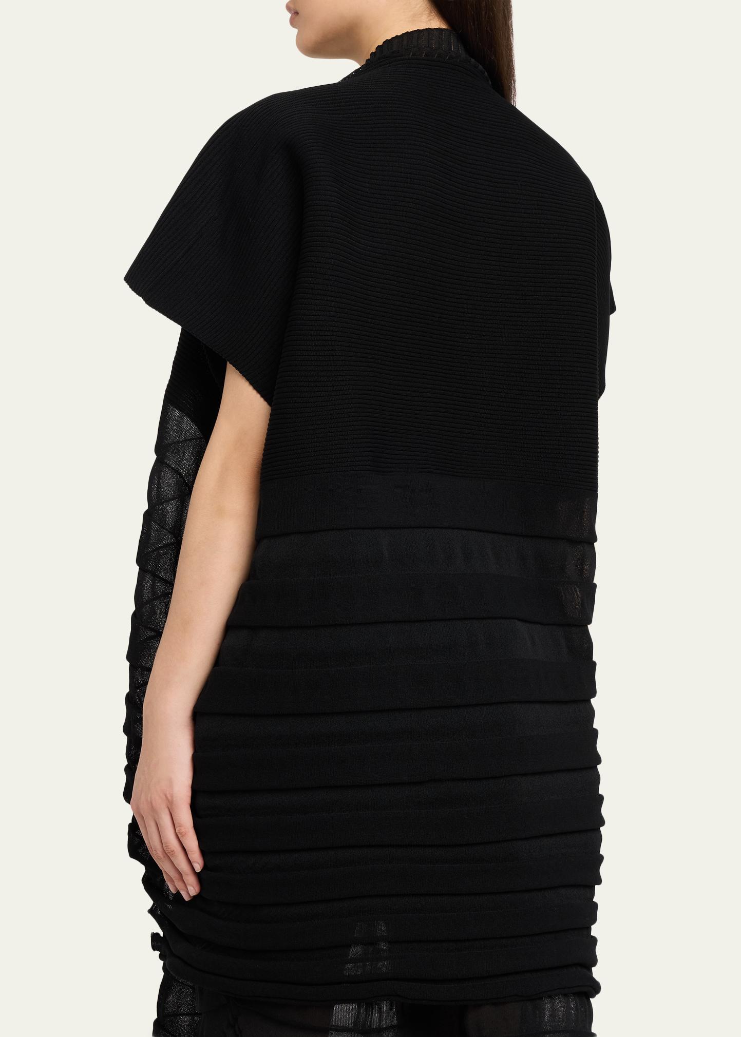 Issey Miyake Moving Sheer Knit Top - Bergdorf Goodman