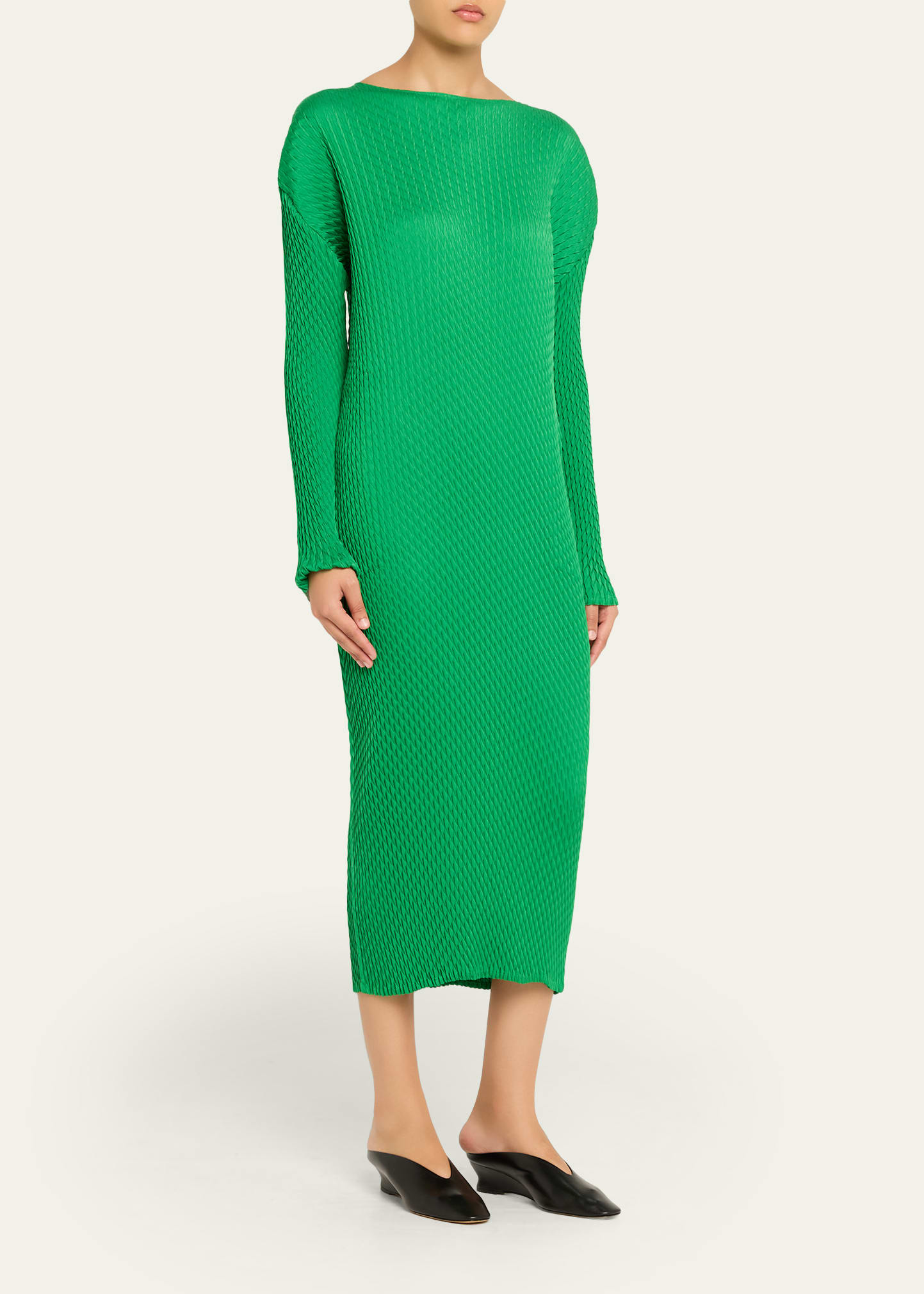 dress green BABARONI BABARONI Velvet Dusty Sage Bridesmaid Dresses V-neck Floor-length Flutter Sleeves with Slit Ruffle A-line, Dusty Sage / US0 main image 1