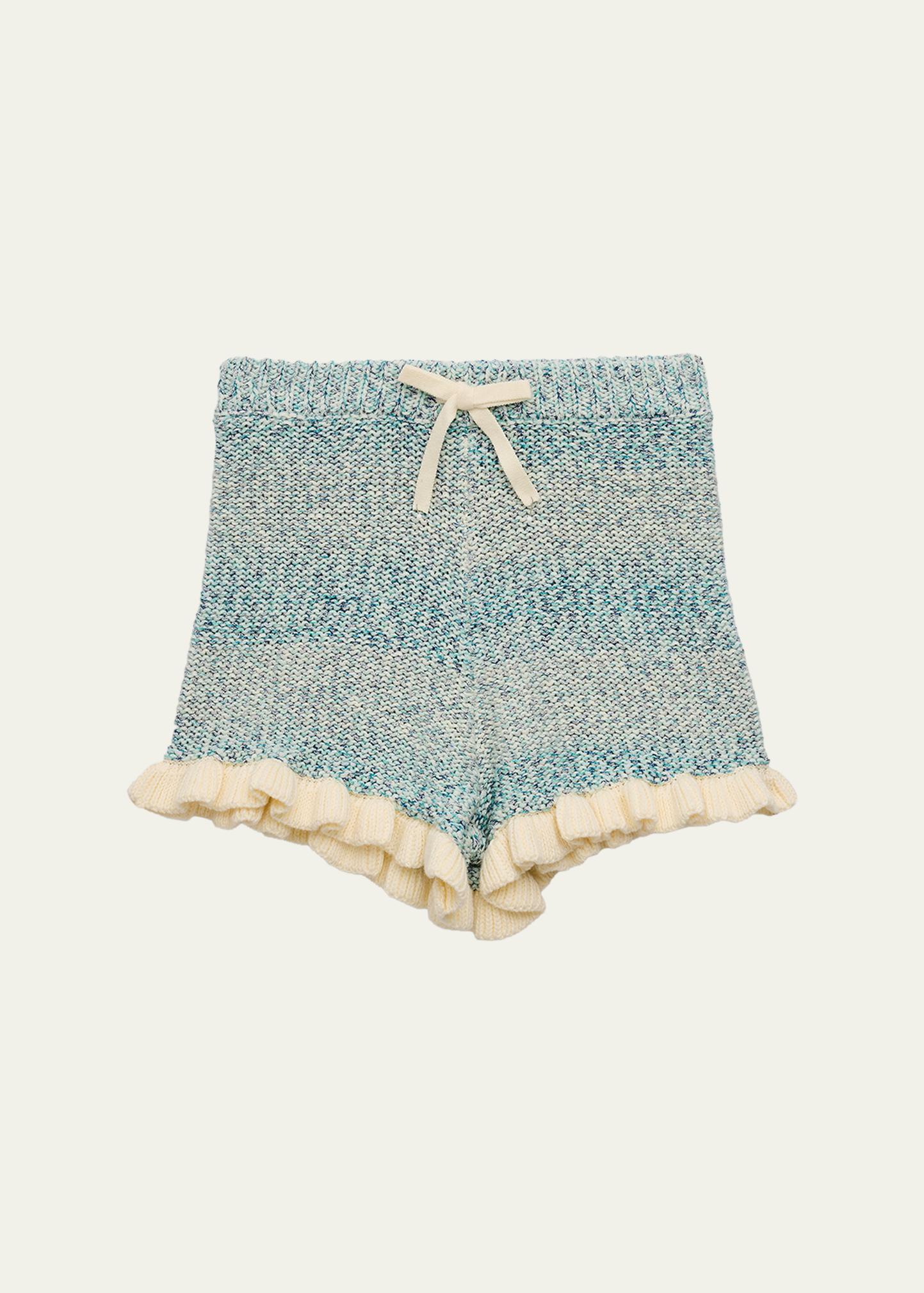 Zimmermann Girl's Patience Knit Shorts, Size 1-12 - Bergdorf Goodman