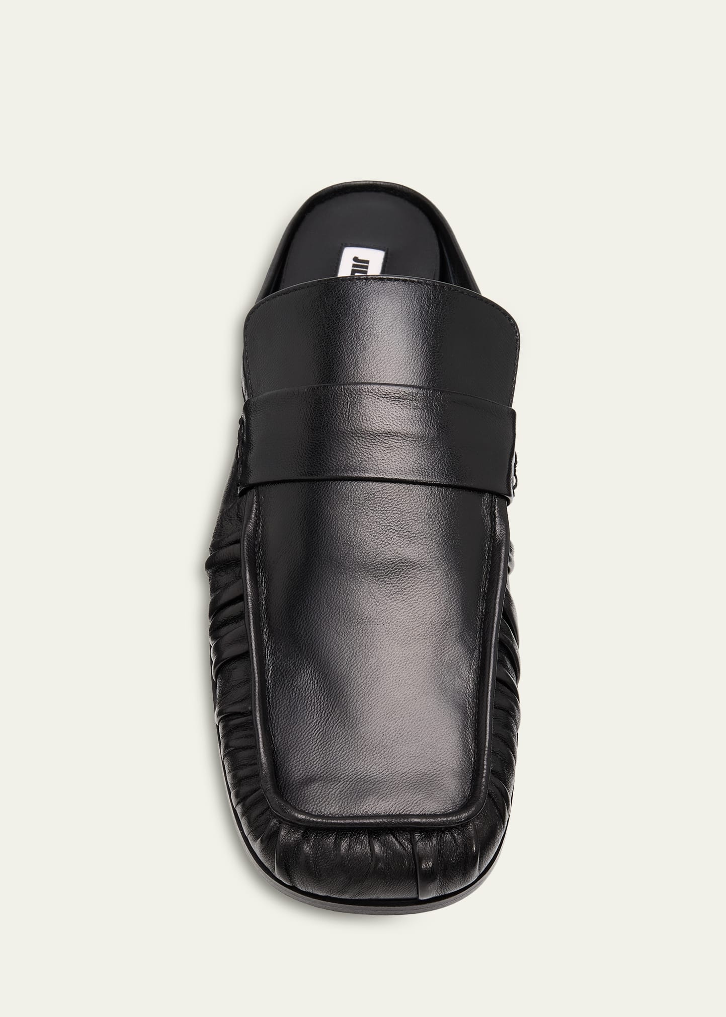 JIL SANDER クロックサンダルsabot Jil Sander Sabot Leather Loafer Mules - Bergdorf Goodman