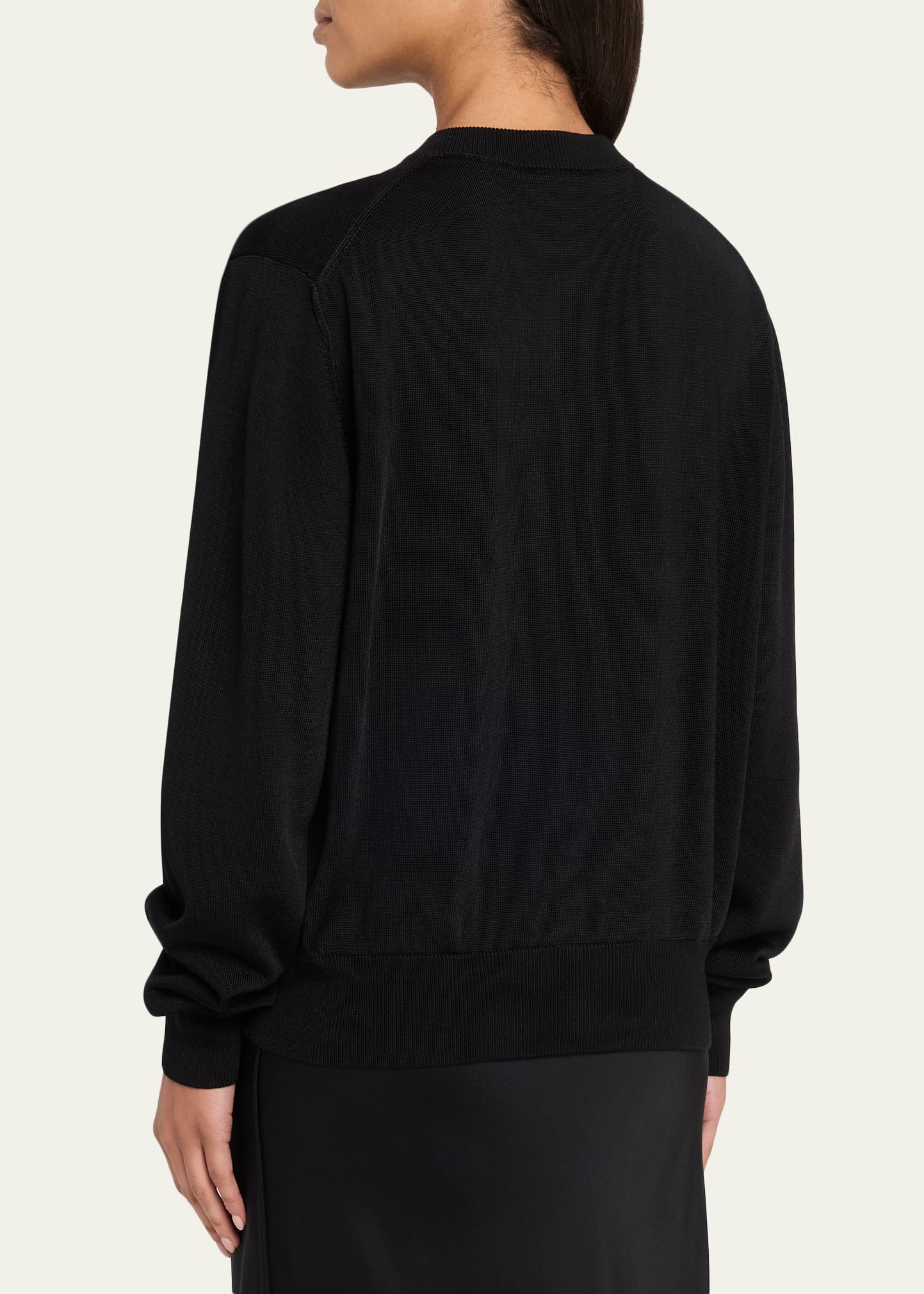 Jil Sander Floral Embroidered Cotton-Blend Crewneck Cardigan