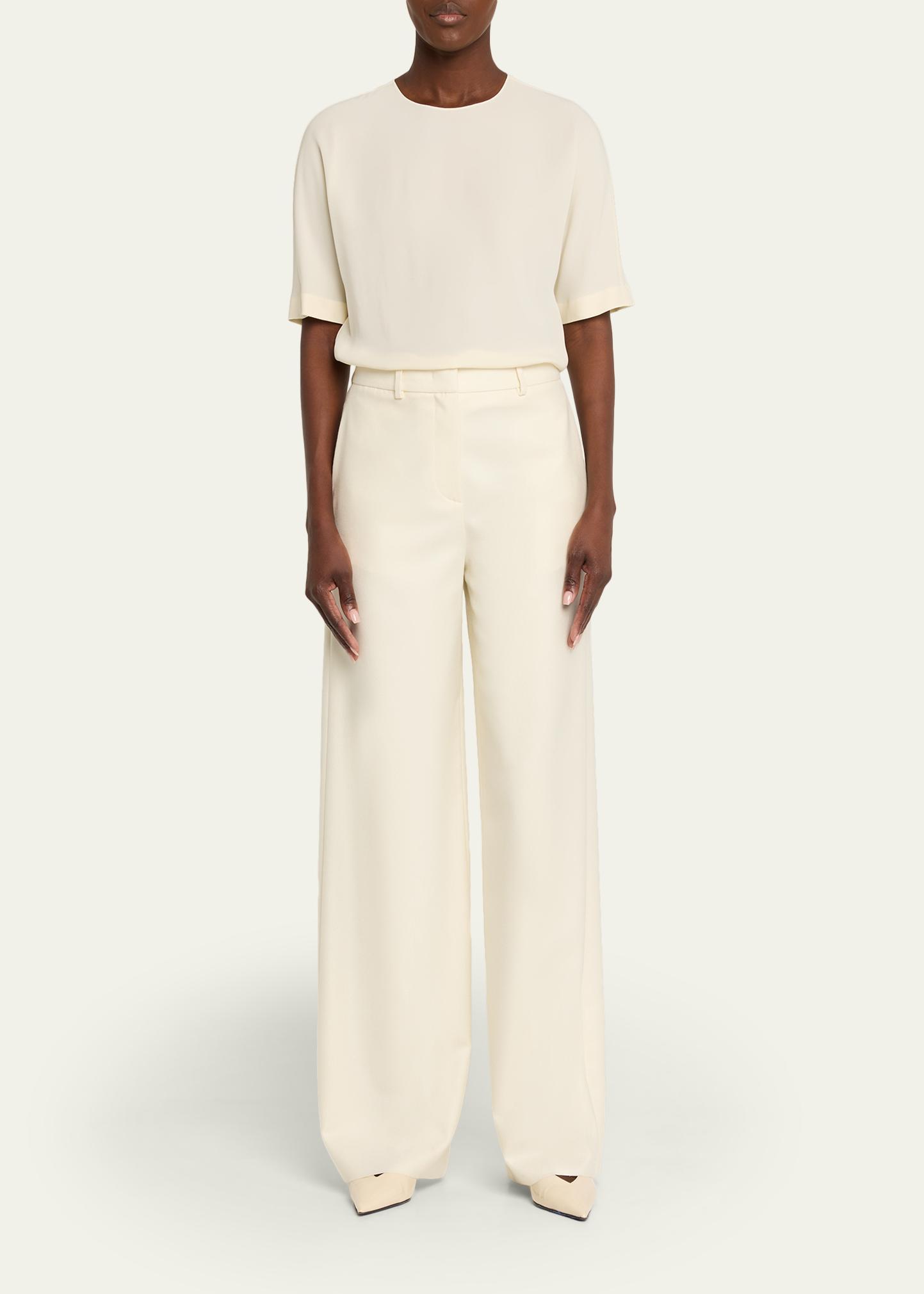 Giorgio Armani Silk Hidden-Zip T-Shirt - Bergdorf Goodman