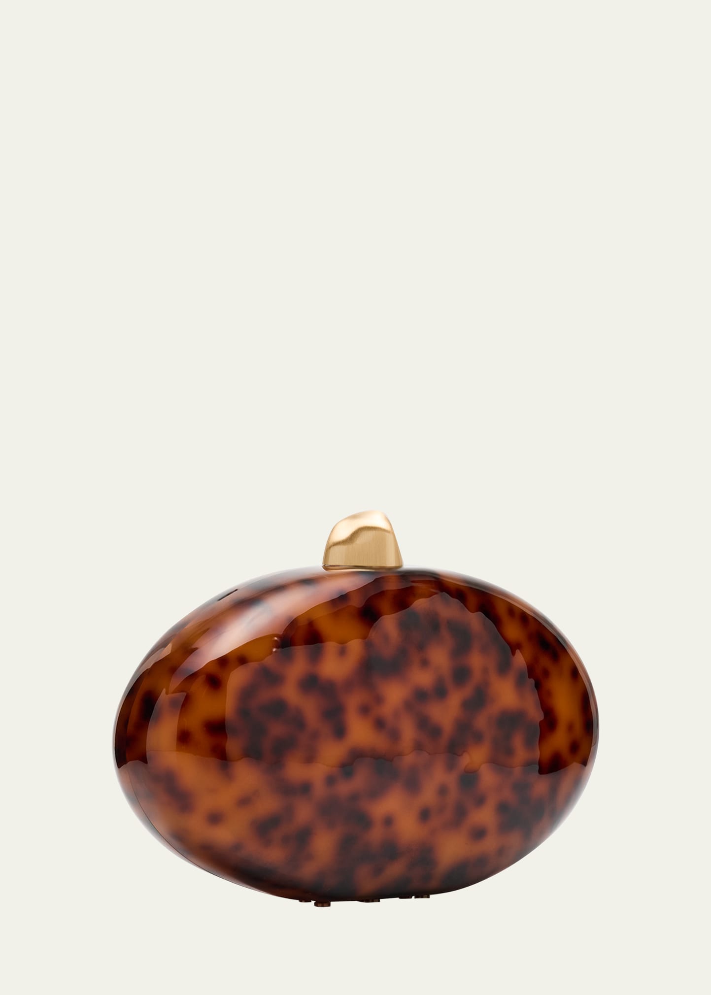Cult Gaia Eviana Tortoise Acrylic Clutch Bag - Bergdorf Goodman