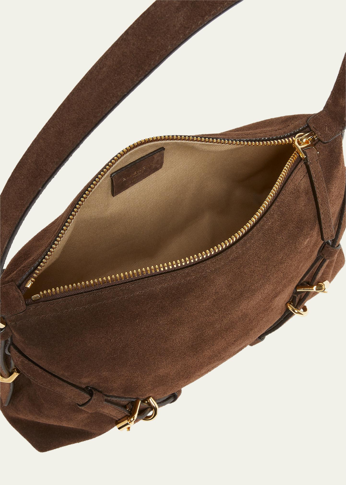 Givenchy Mini Voyou Suede Shoulder Bag - Bergdorf Goodman