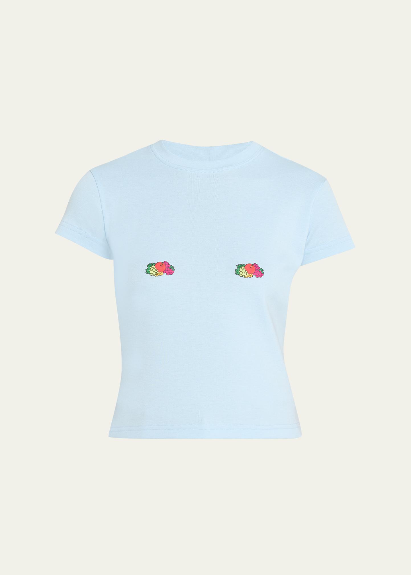 Hommegirls x Fruit Of The Loom Fruity Double-Logo Short-Sleeve