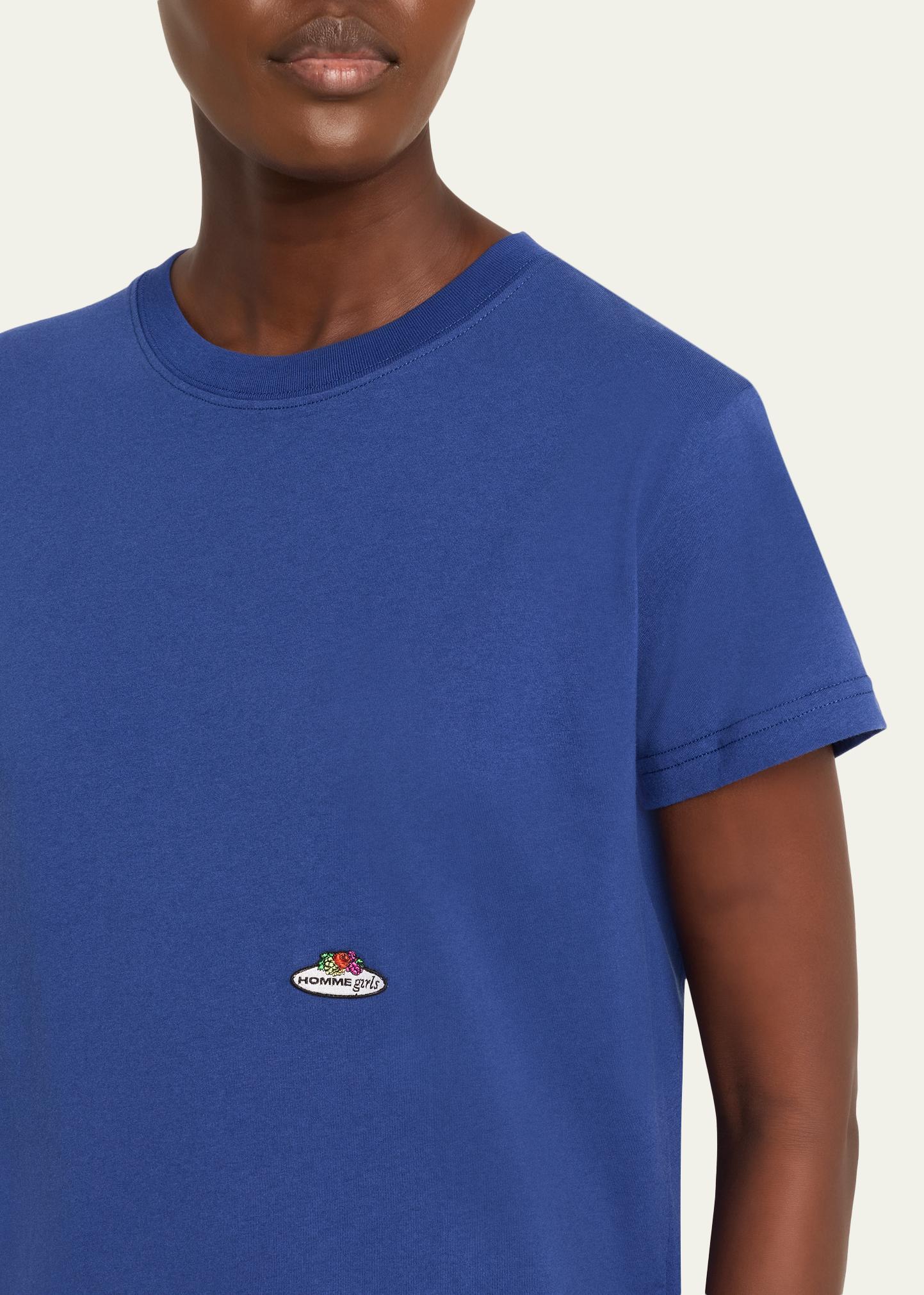 Hommegirls x Fruit Of The Loom Logo Print Classic Short-Sleeve T