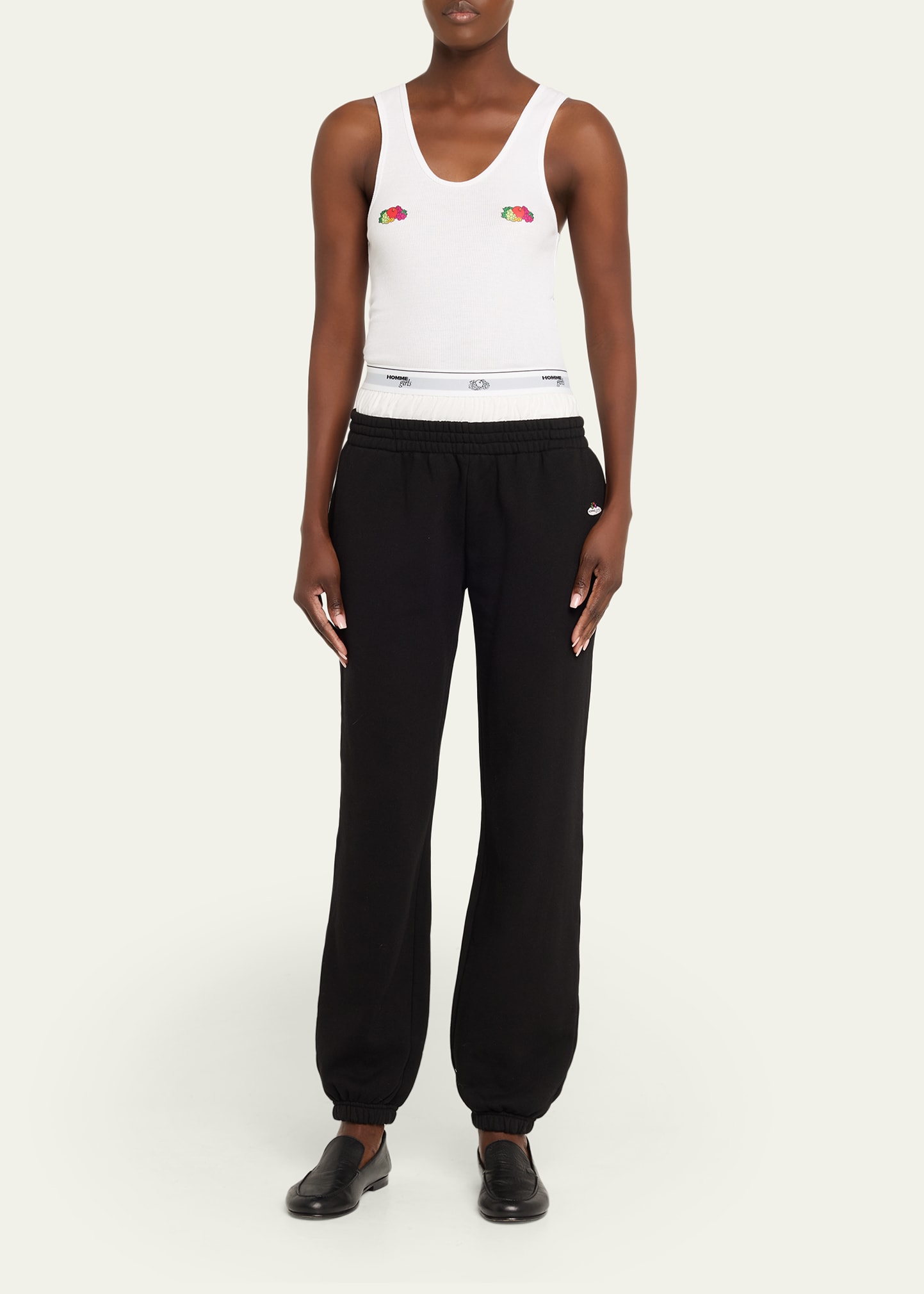 HOMMEGIRLS x Fruit Of The Loom Fruity Double-Logo Classic Tank Top