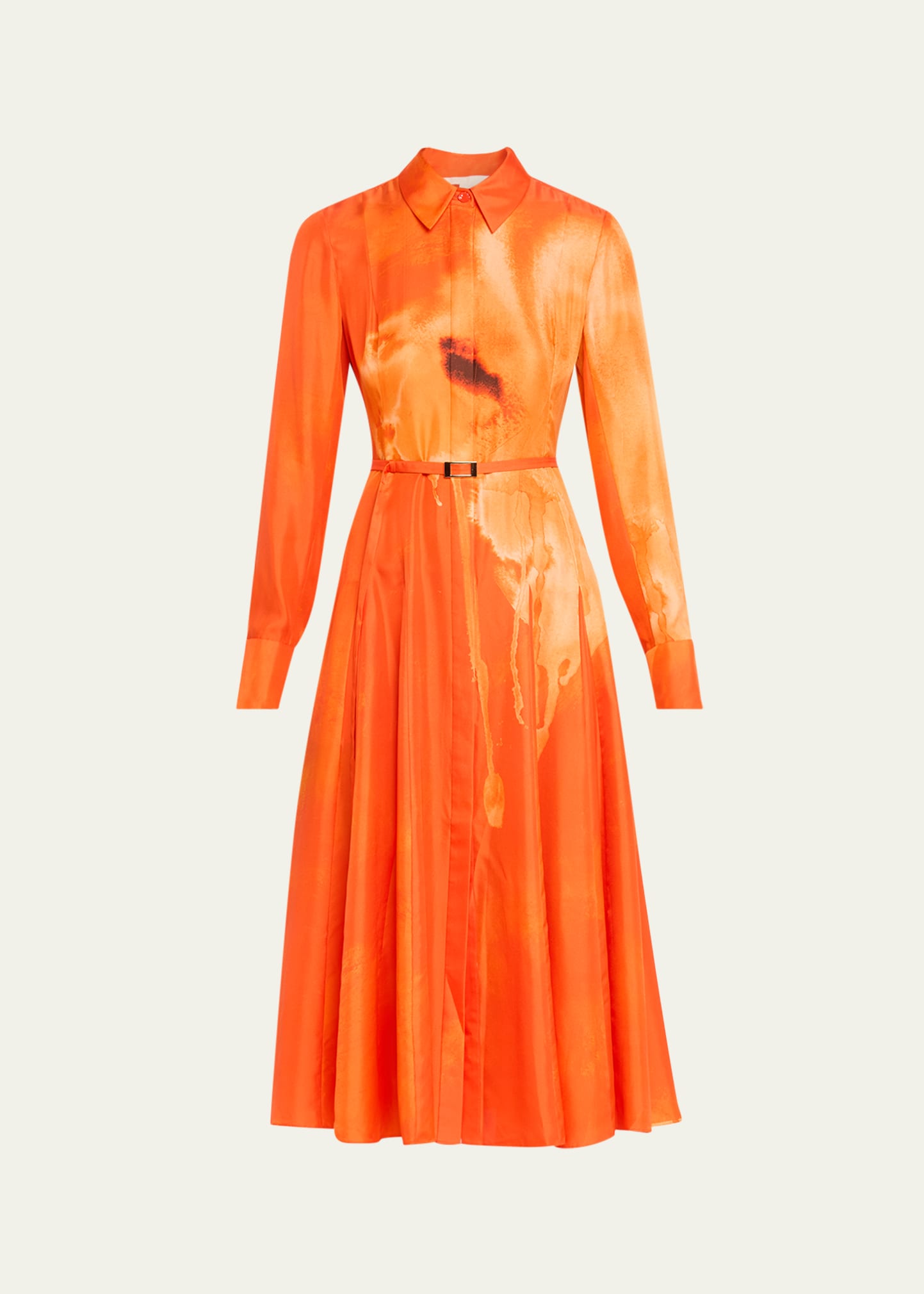 sachin and babi light blue dress Jason Wu Fluid Crepe Bomber Fit And Flare Dress