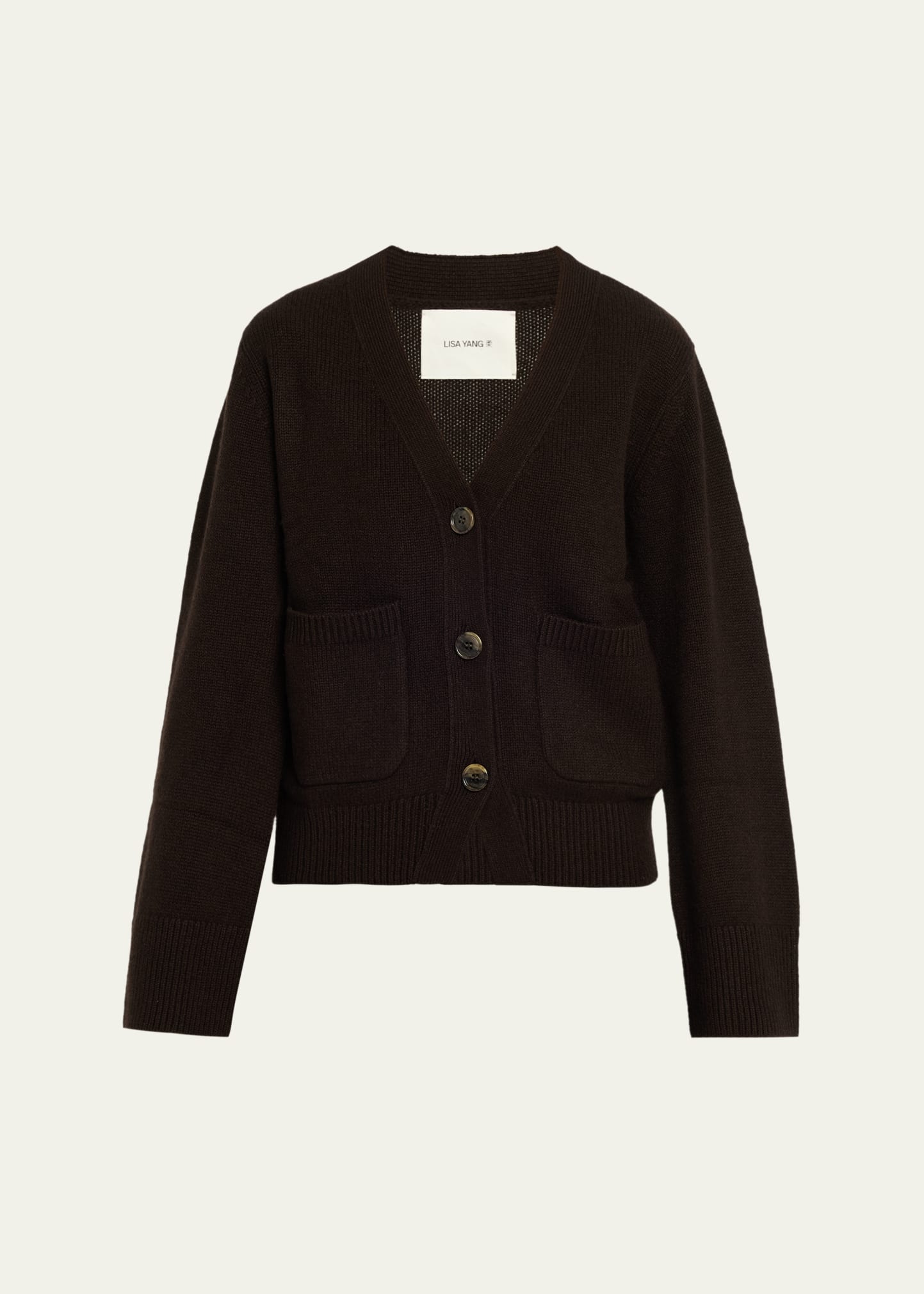 Lisa Yang Danni Cashmere V-Neck Cardigan - Bergdorf Goodman