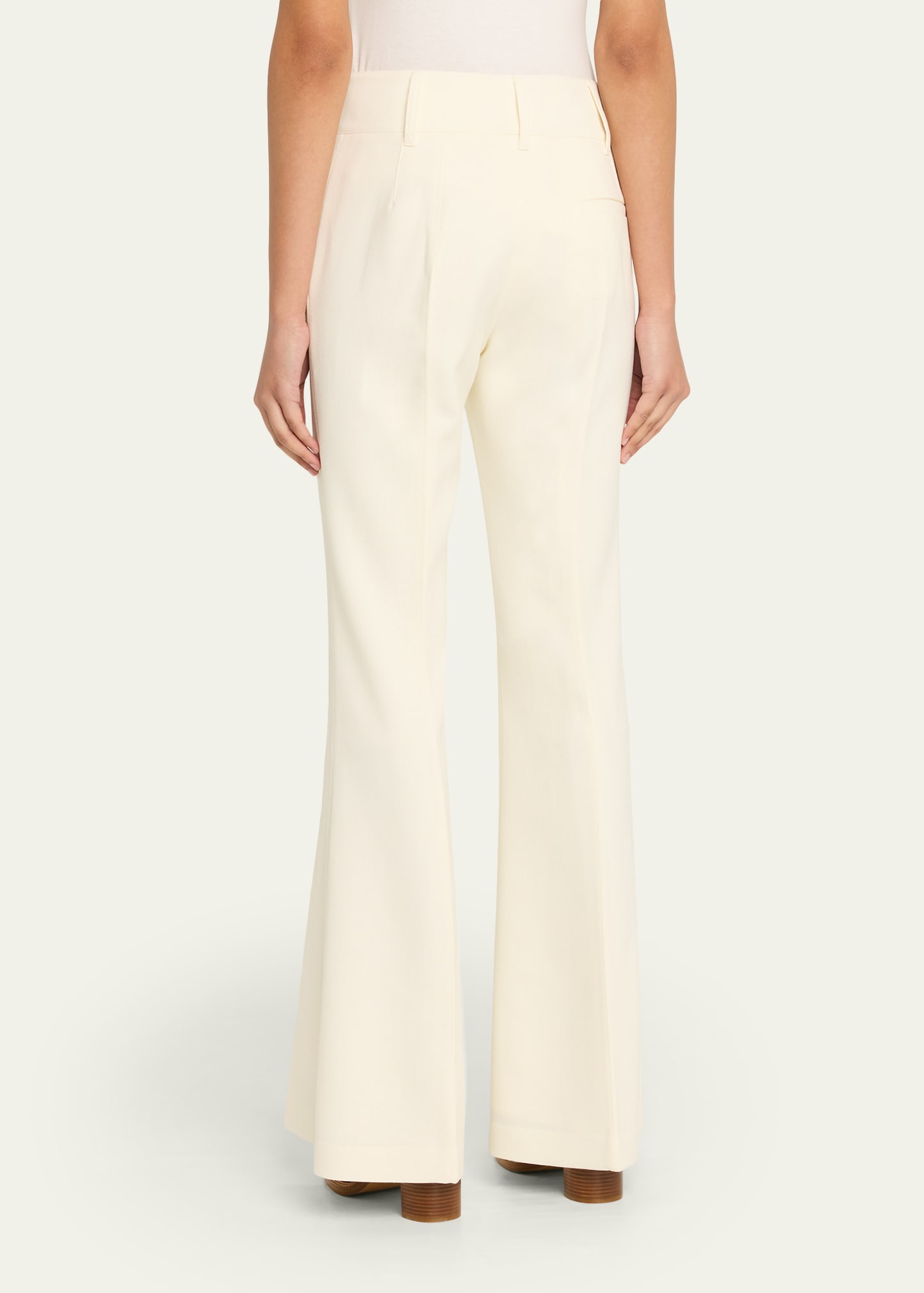 Gabriela Hearst Rhein Flare-Leg Virgin Wool Pants - Bergdorf Goodman
