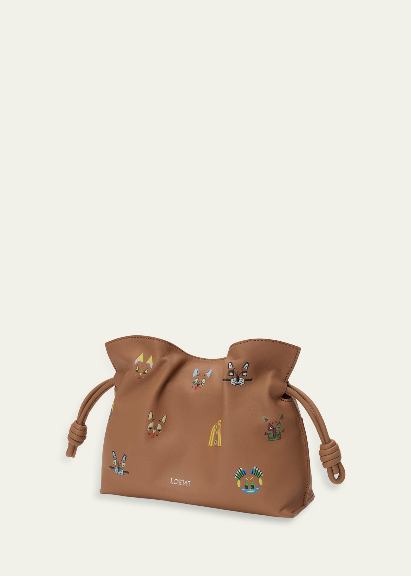 Loewe x Louis Wain Flamenco Clutch Bag in Leather - Bergdorf Goodman