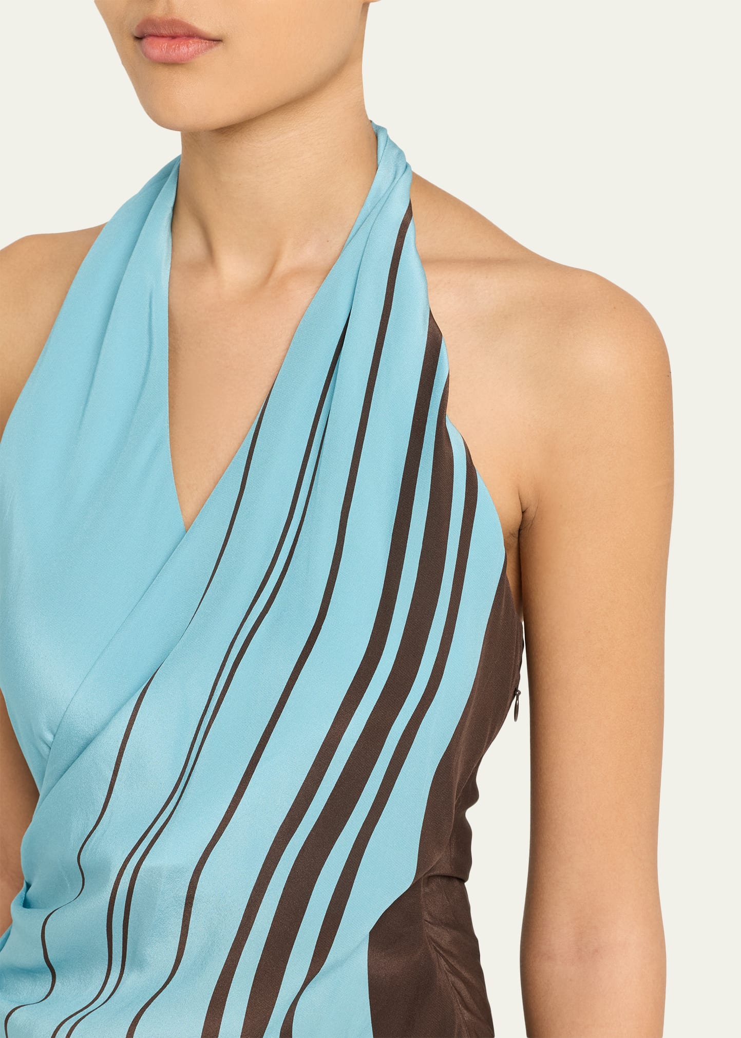 Sir Rioja Halter Scarf Maxi Dress, Pacha Mine, Women's, 1, Casual & Work Dresses Maxi Dresses