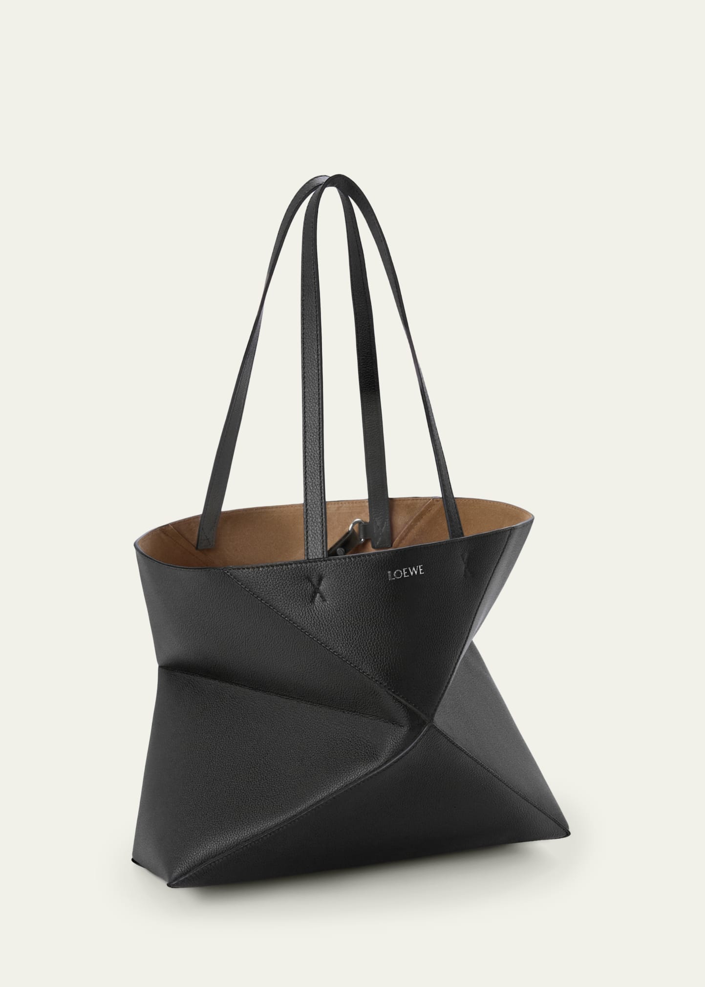 Loewe Puzzle Fold Tote Bag in Leather - Bergdorf Goodman