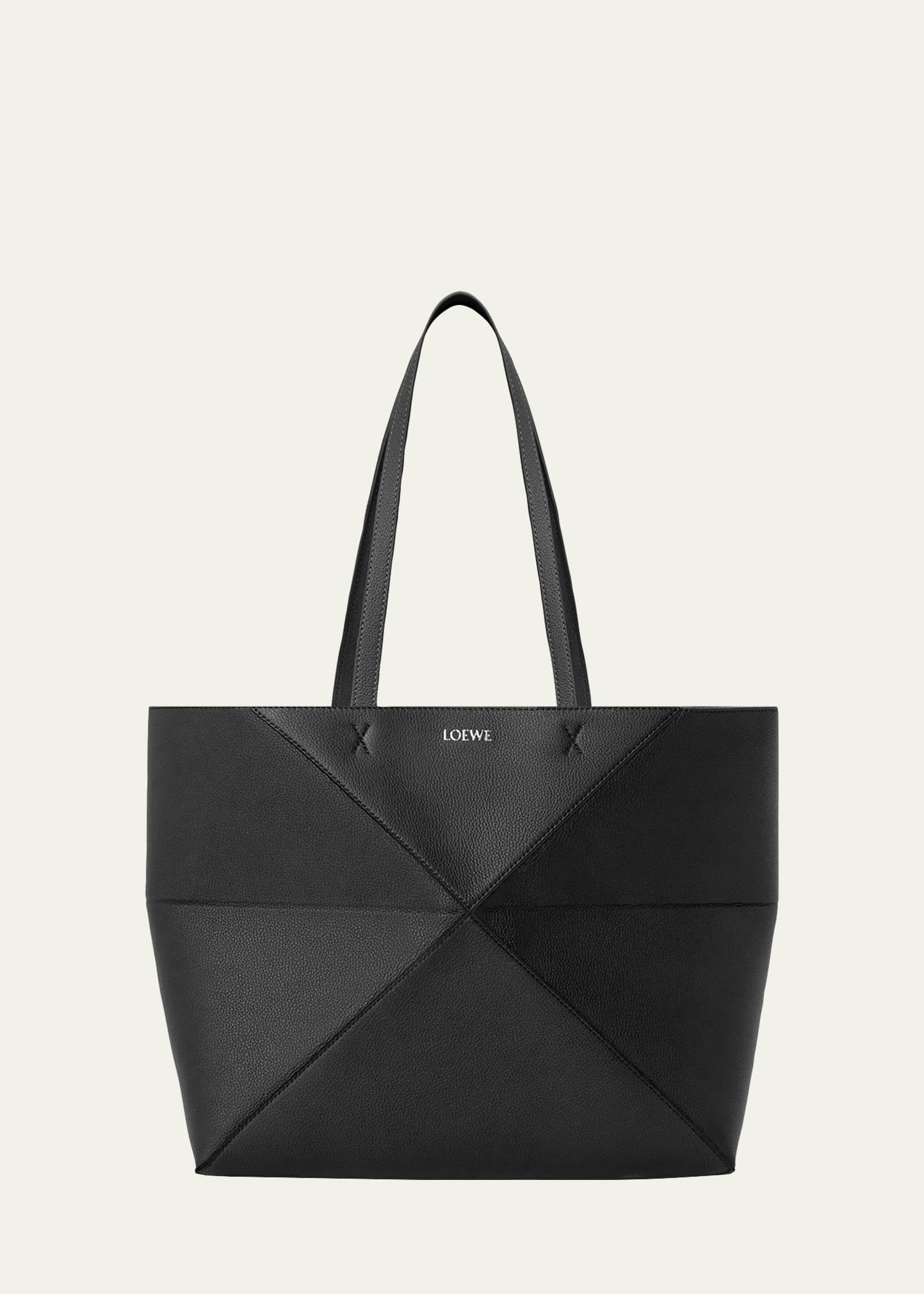 Loewe Flamenco XL Tote Bag in Napa Leather with Golden Foil