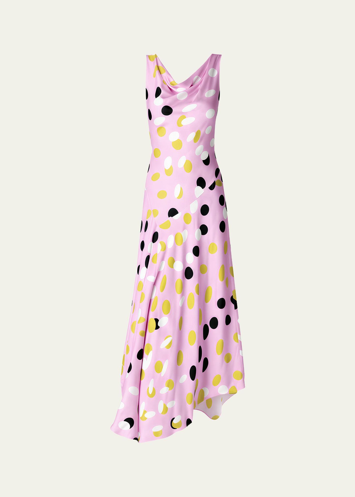 Haut Diane Von Furstenberg En Soie Rose Dégradé - Taille 6 - Manches Longues - Neuf Avec Étiquette