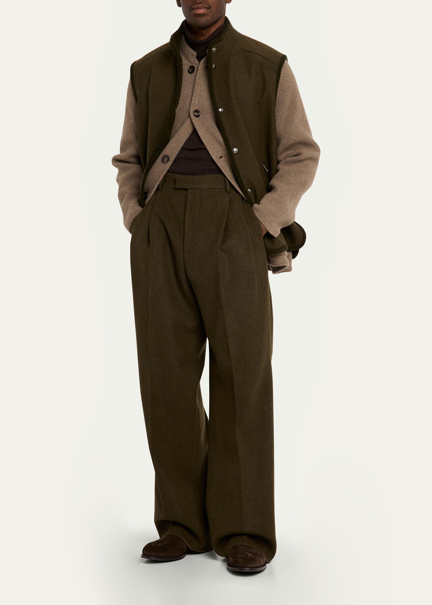 Loro Piana Men's Loro Cashmere Stand-Collar Jacket - Bergdorf Goodman