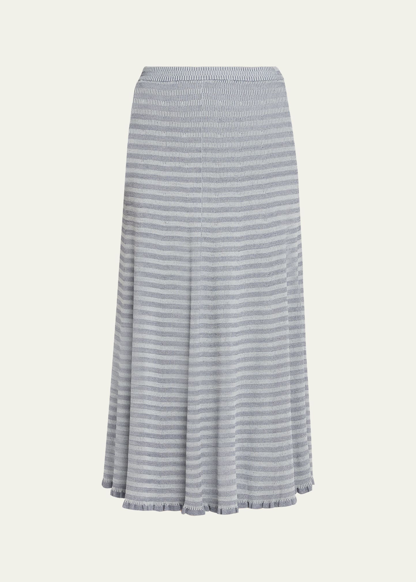 Proenza Schouler White Label Stina Geometric Knit Midi Skirt