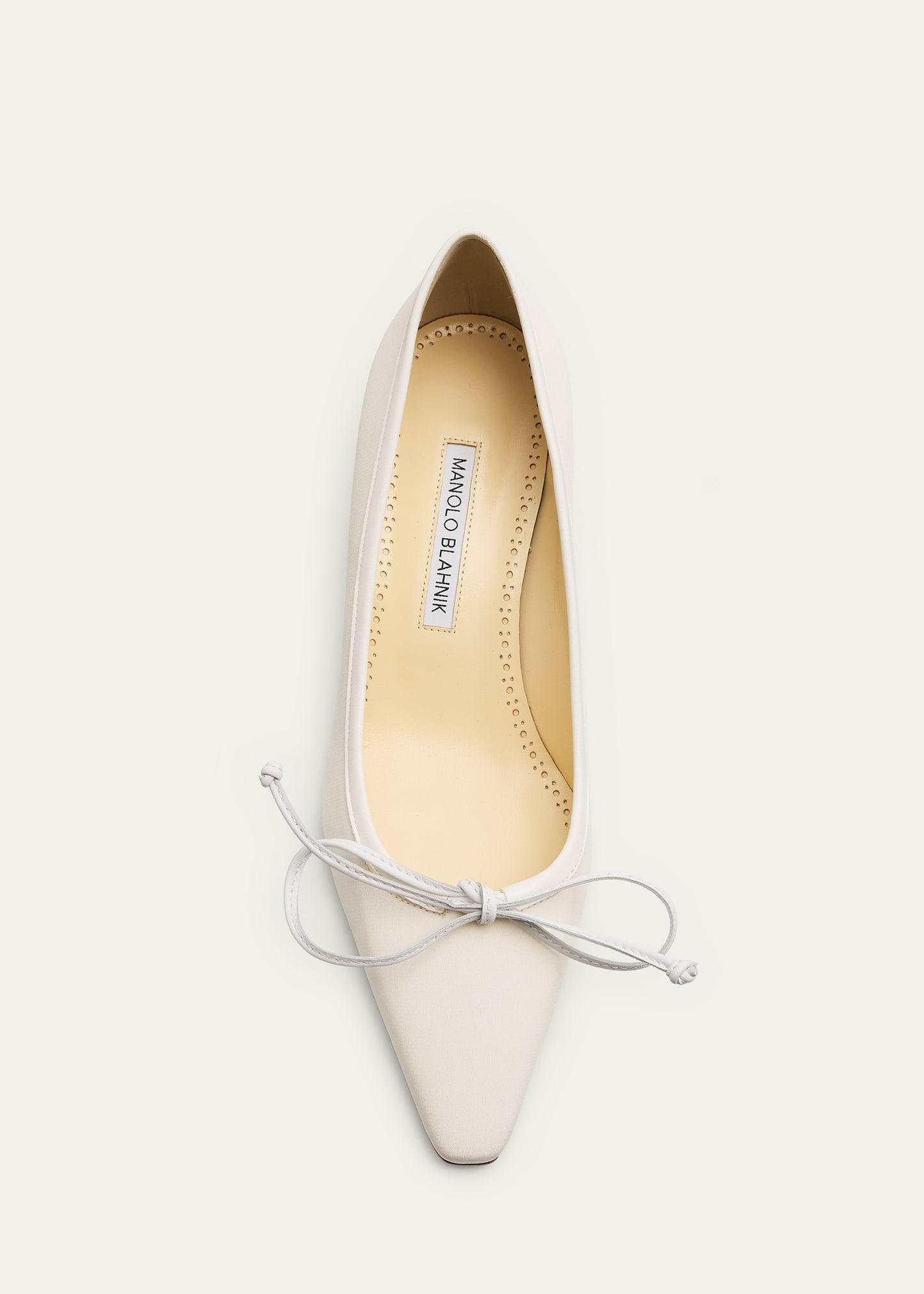 Manolo Blahnik 45mm Martebal Satin Ballerina Pumps - Bergdorf Goodman