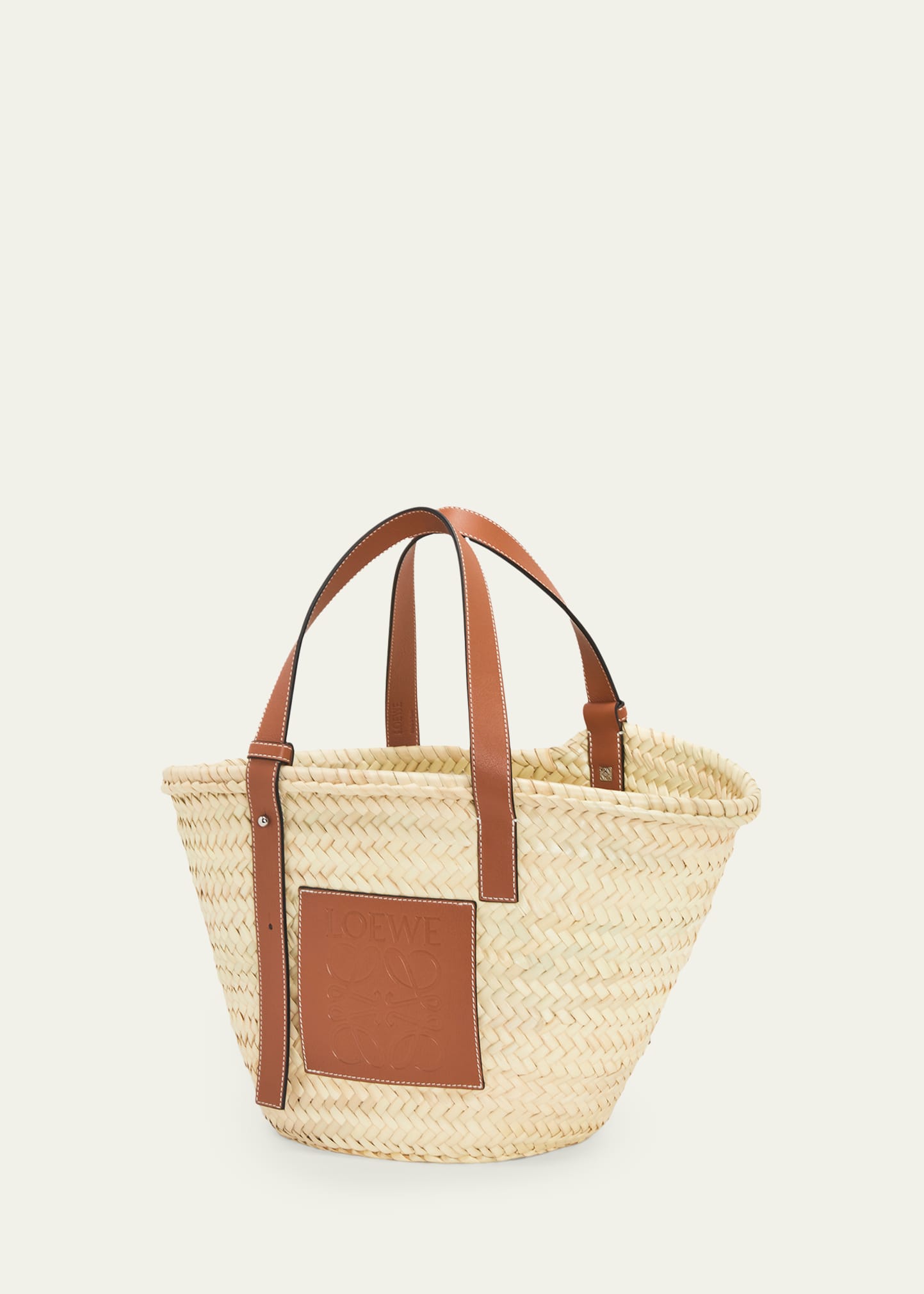 Loewe Basket Medium Woven Raffia Tote Bag - Bergdorf Goodman