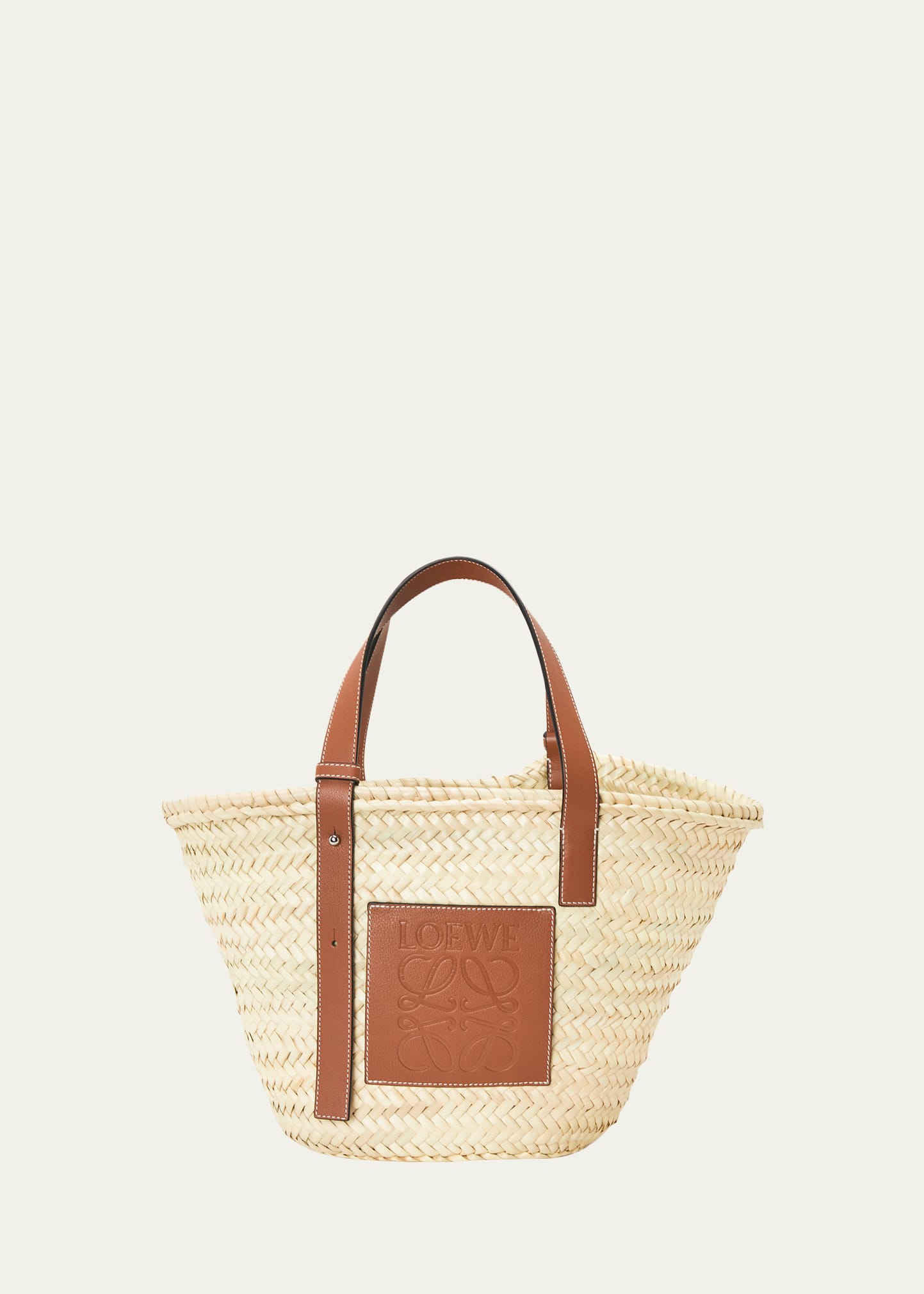Loewe Basket Medium Woven Raffia Tote Bag - Bergdorf Goodman