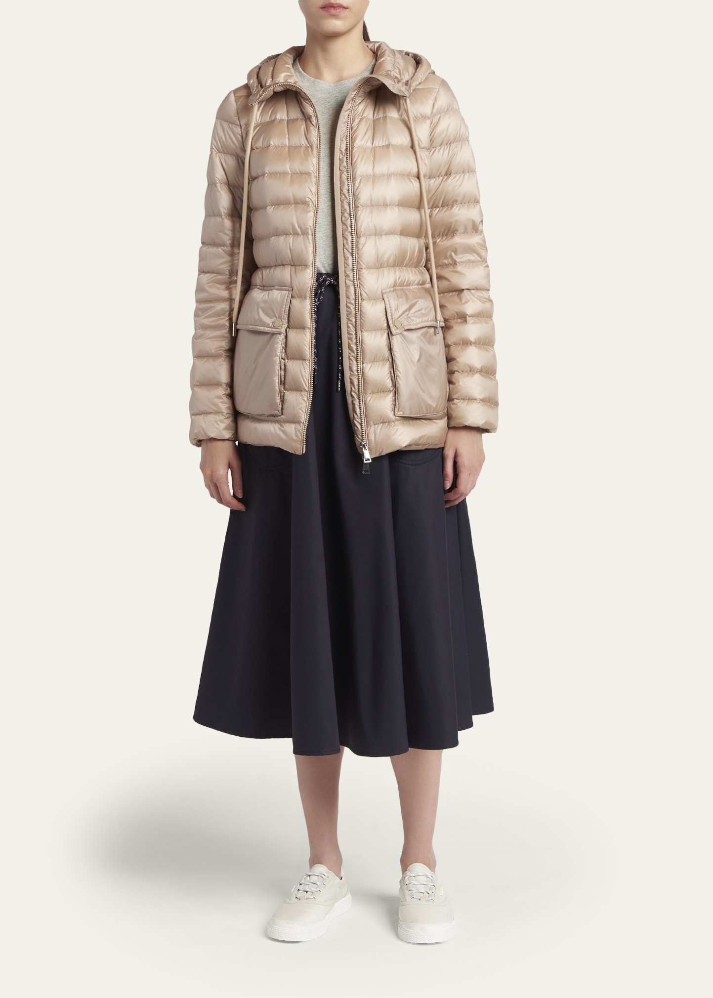 Moncler Jasmin Hooded Short Down Parka - Bergdorf Goodman