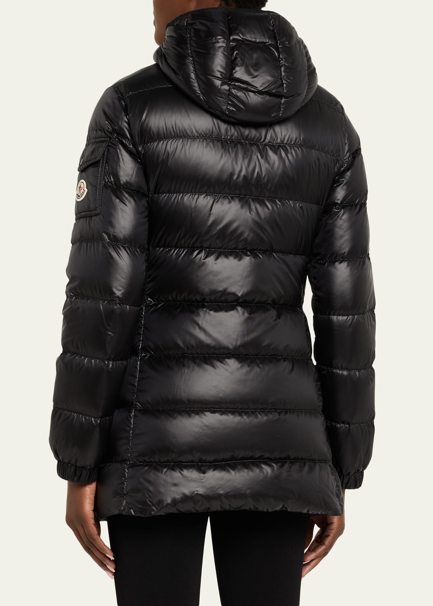 Moncler Glements Hooded Mid-Length Down Jacket - Bergdorf Goodman