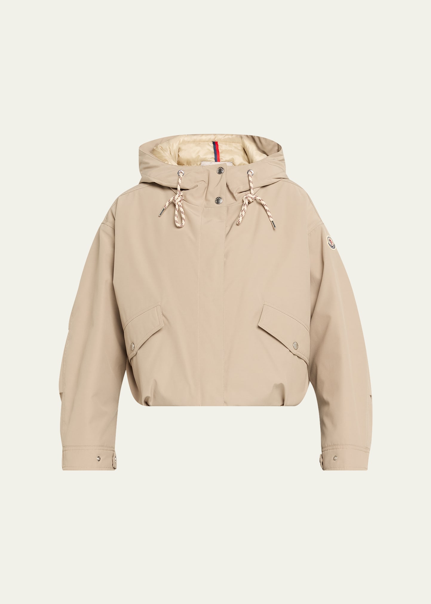Moncler Eucalyptus Hooded Short Down Jacket - Bergdorf Goodman