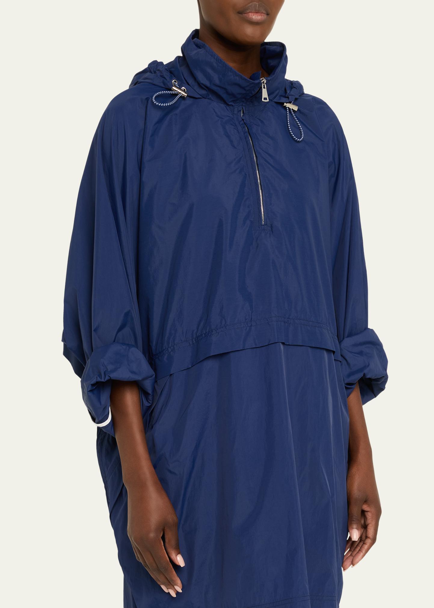 Plan C Oversized Nylon Anorak Jacket - Bergdorf Goodman