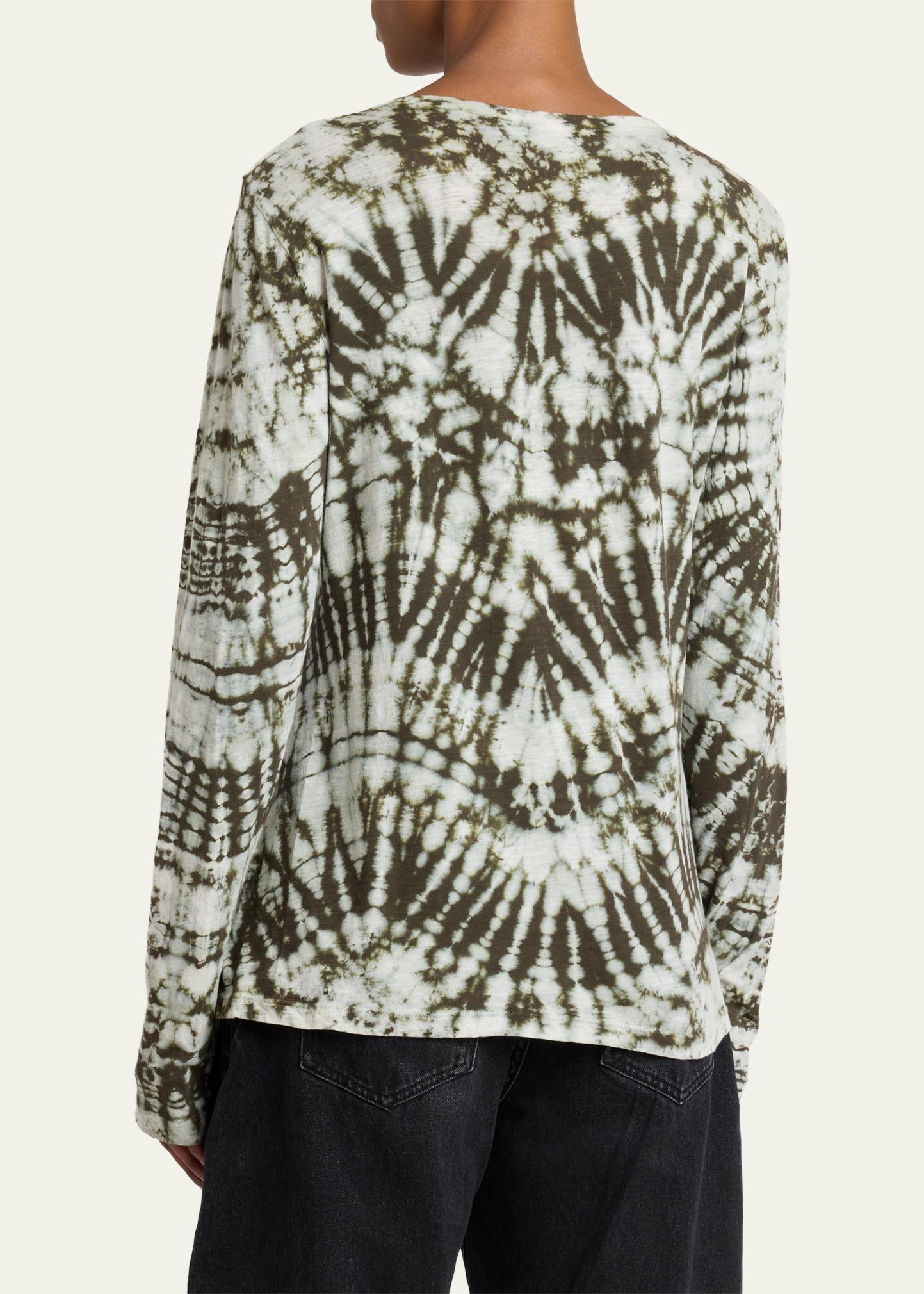Proenza Schouler Mia Long-Sleeve Tie Dye Top - Bergdorf Goodman