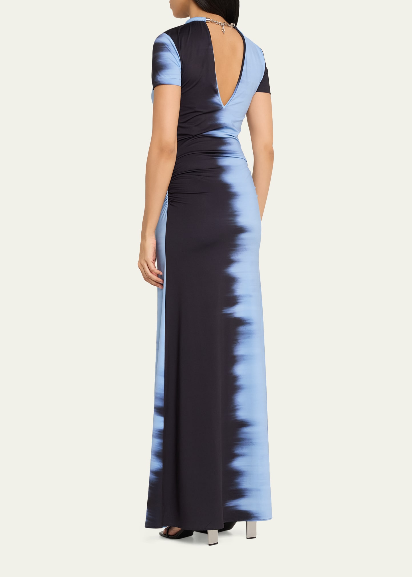 knee length dresses for ladies Tye Dye Dress