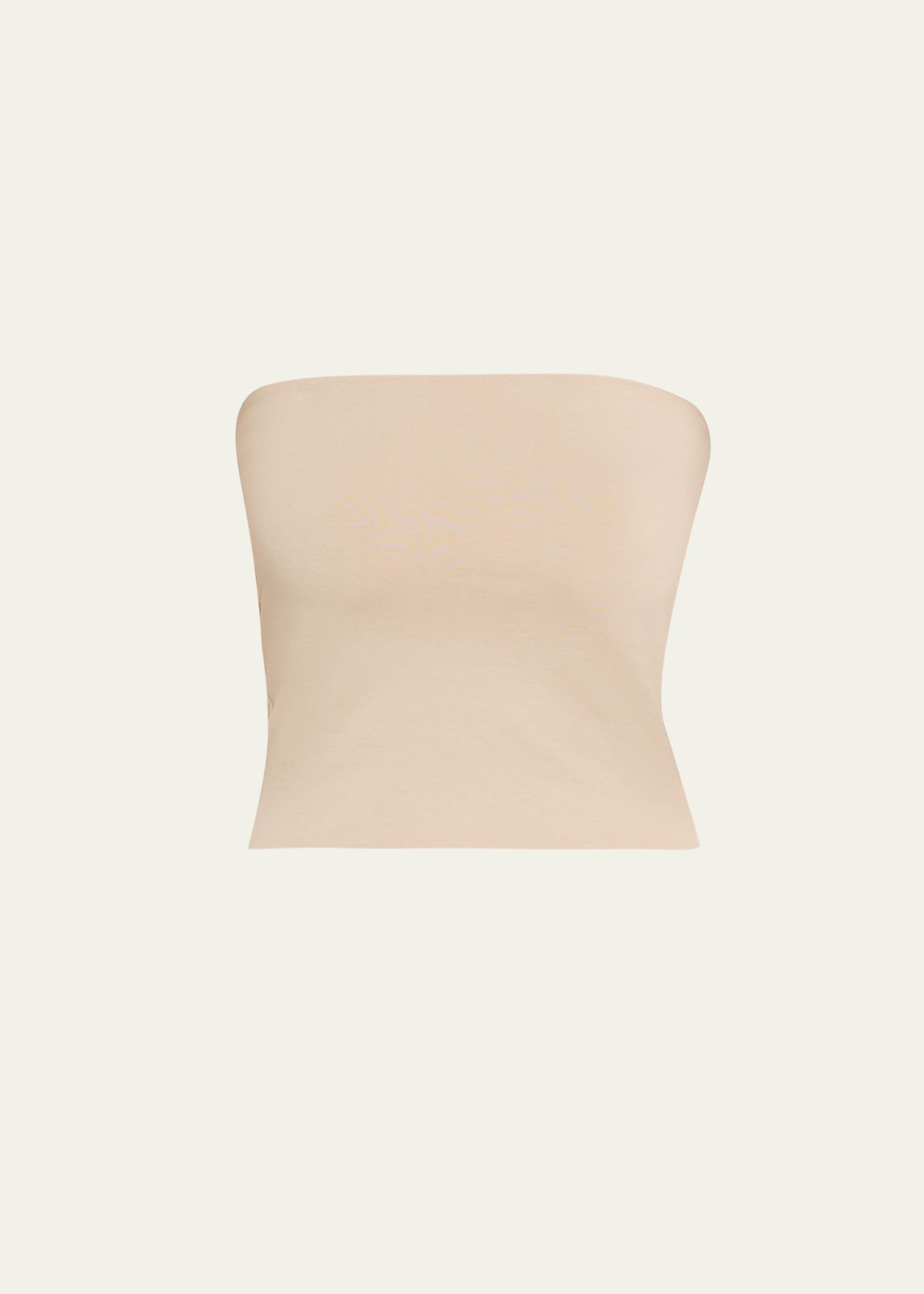 Brunello Cucinelli Strapless Jersey Crop Tube Top - Bergdorf Goodman