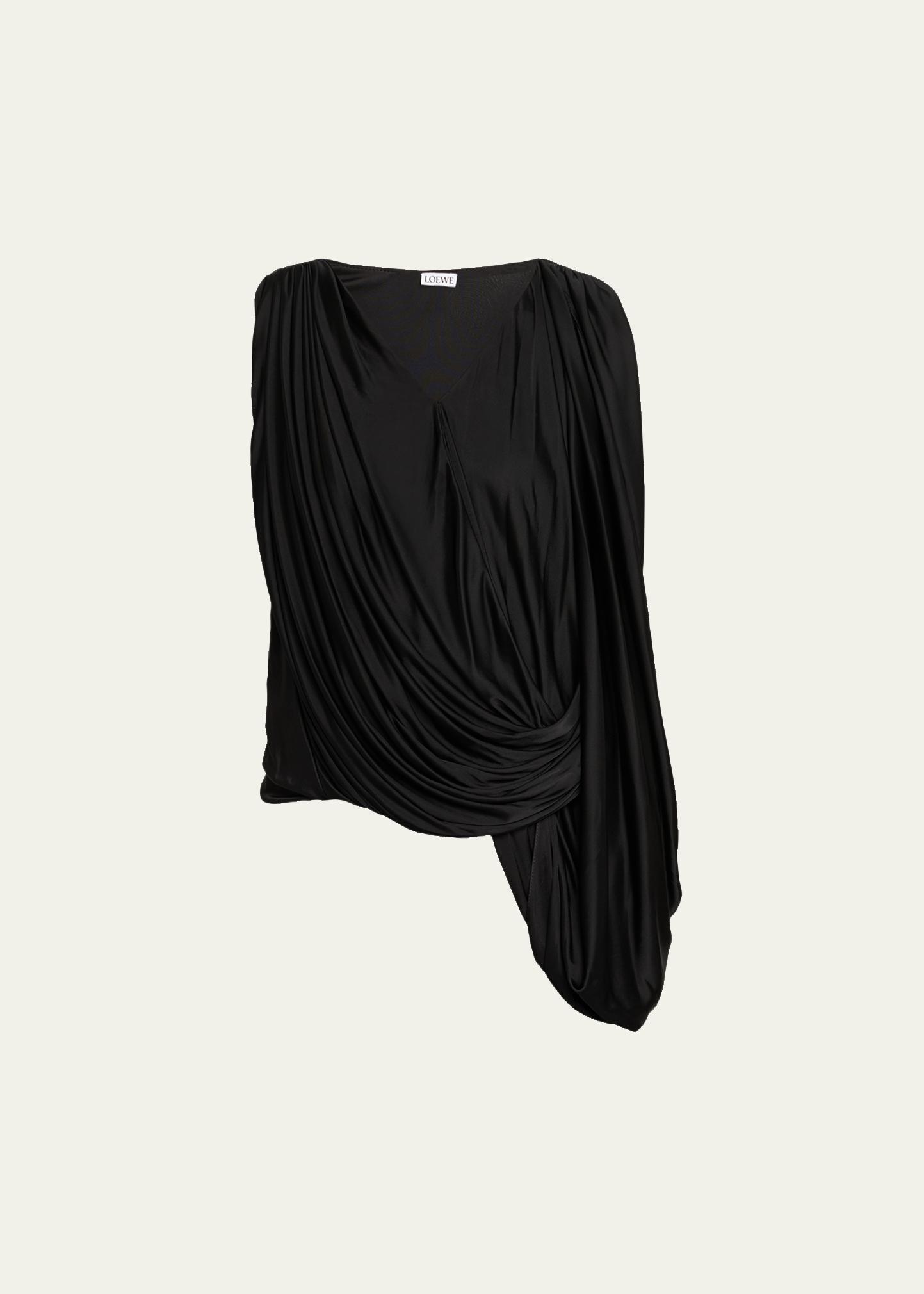 Loewe Draped Jersey Sleeveless Top