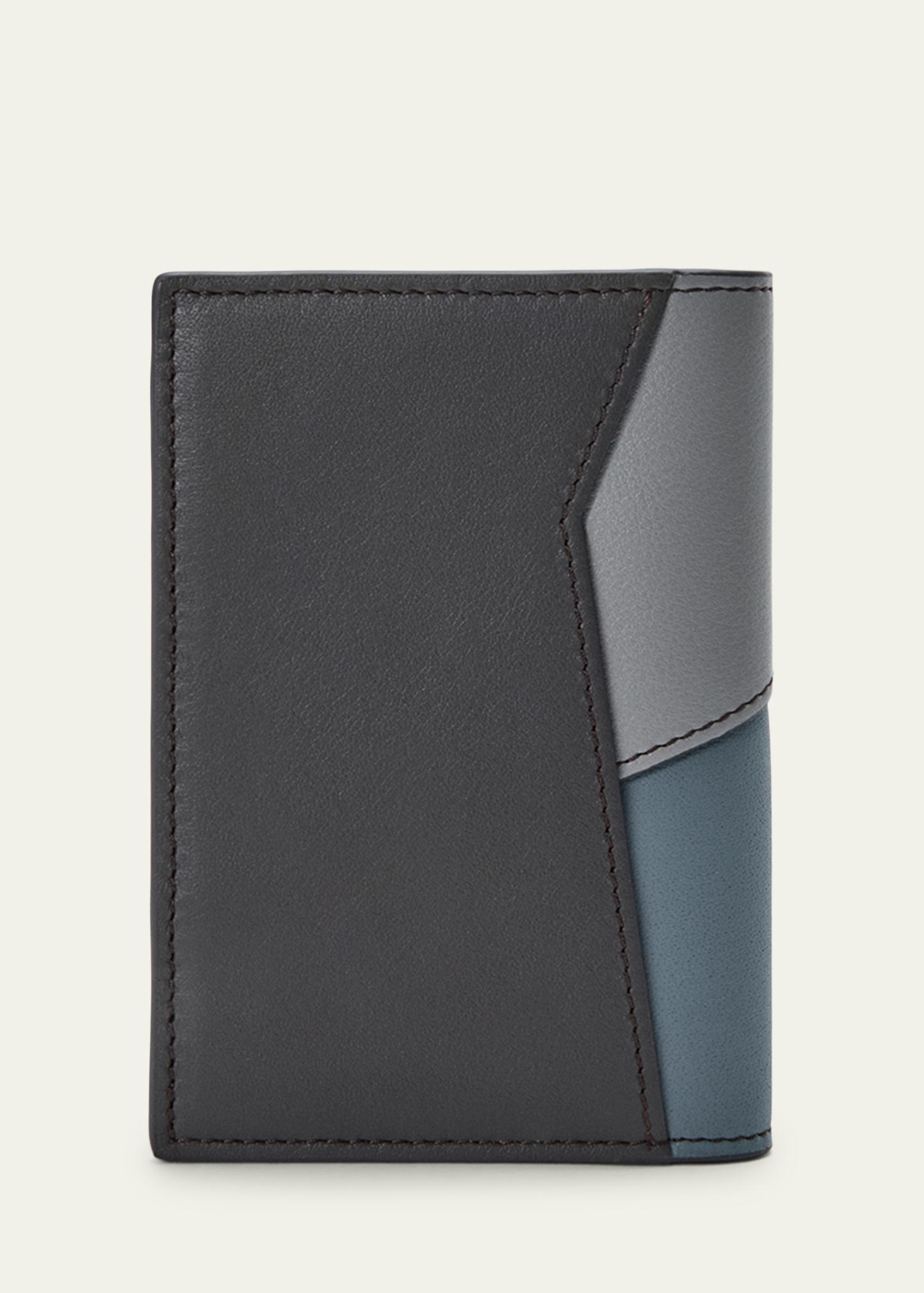 LOEWE Men's Puzzle Calfskin Bifold Wallet - Bergdorf Goodman