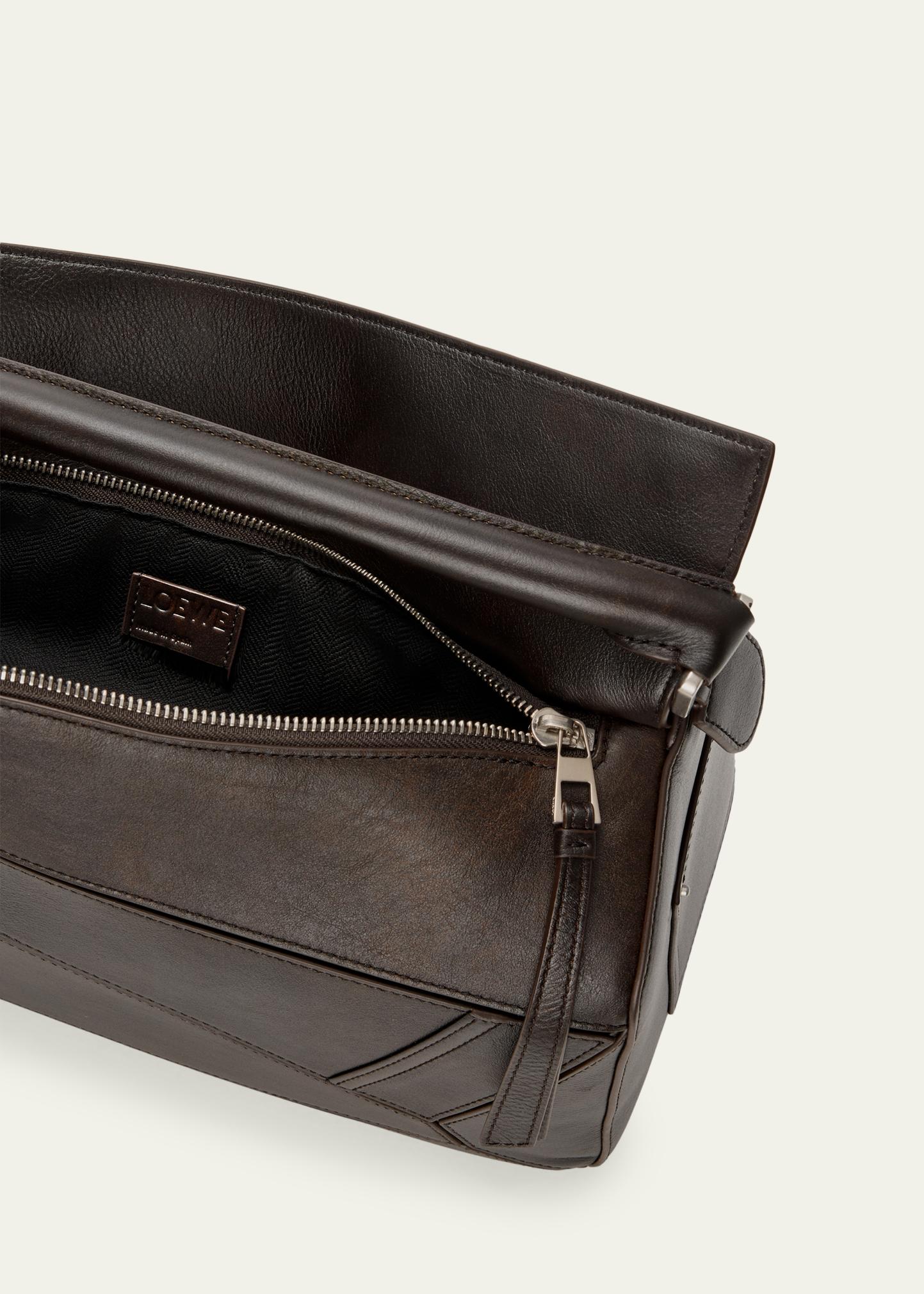 LOEWE Men's Large Panta Puzzle Calfskin Shoulder Bag - Bergdorf