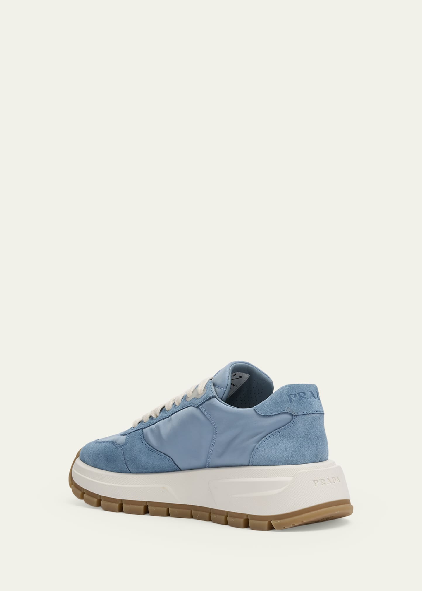 Prada Prax Suede Logo Runner Sneakers - Bergdorf Goodman