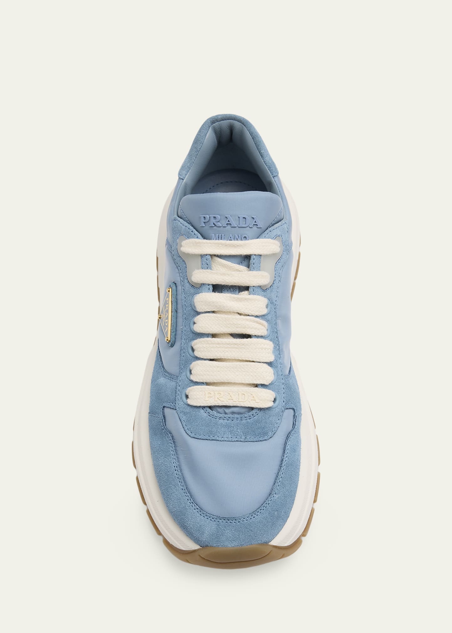 Prada Prax Suede Logo Runner Sneakers - Bergdorf Goodman