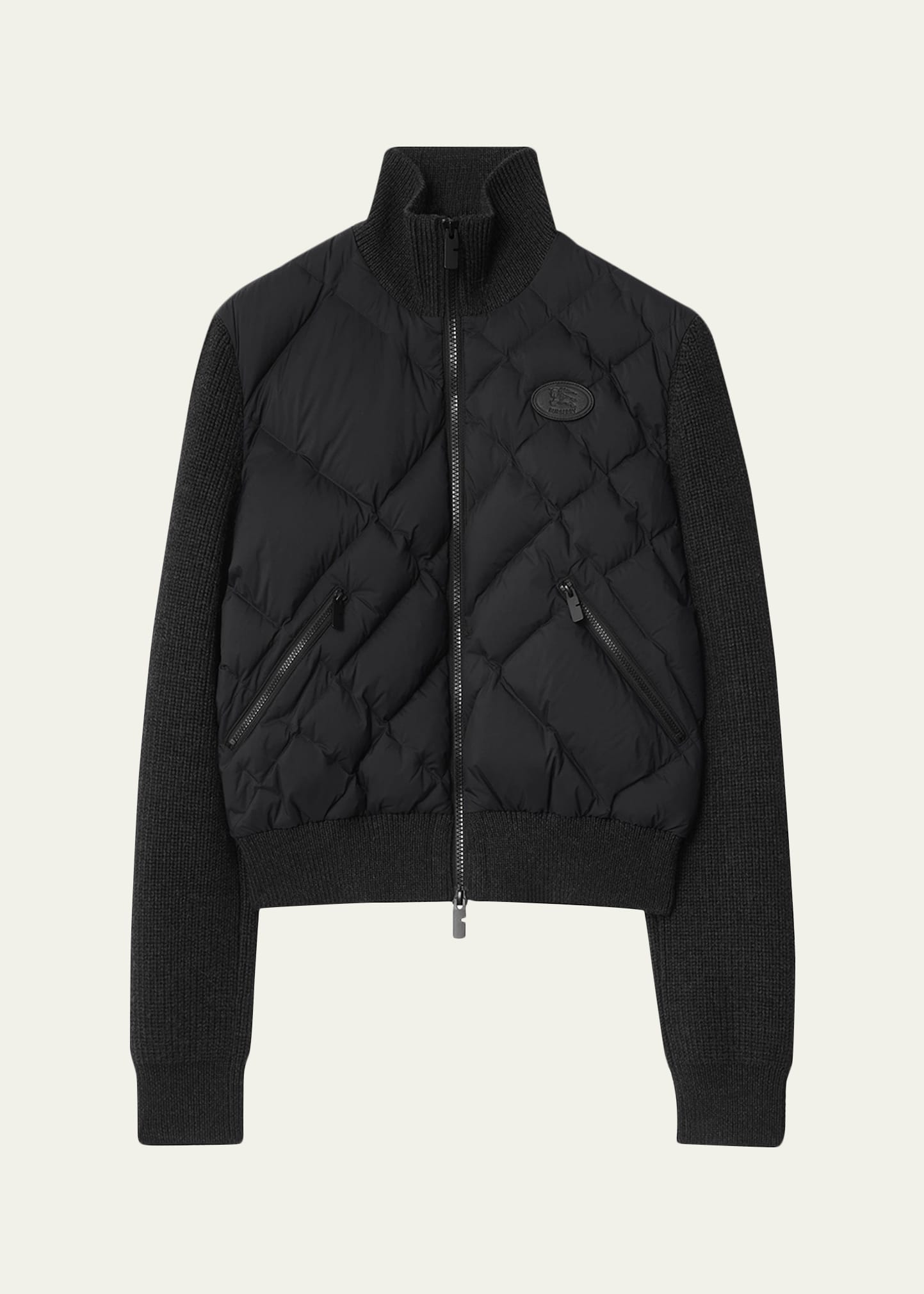 Burberry Kelsley Quilted Knit Jacket - Bergdorf Goodman