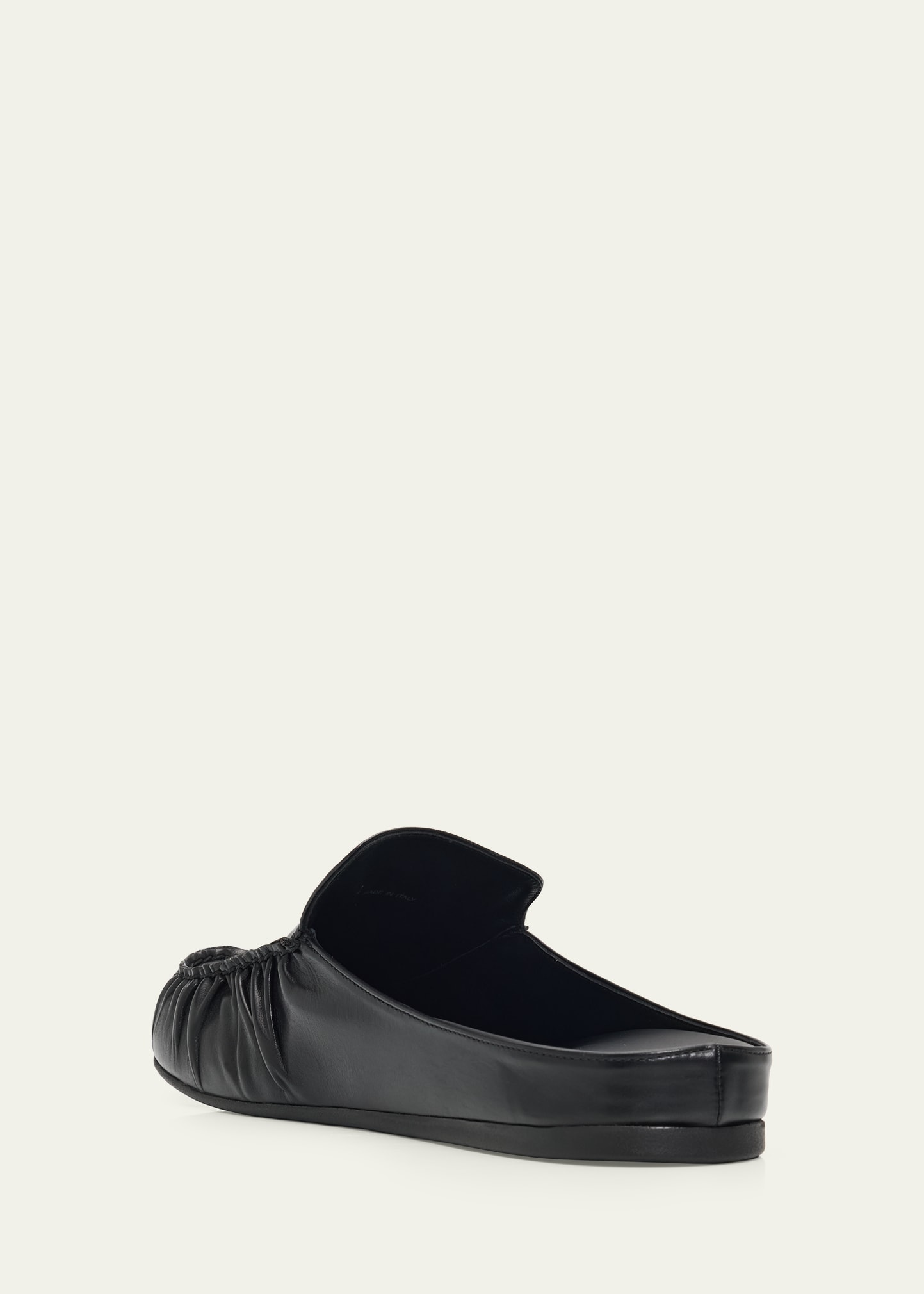 Prada Men's Leather Moc-Toe Mules - Bergdorf Goodman