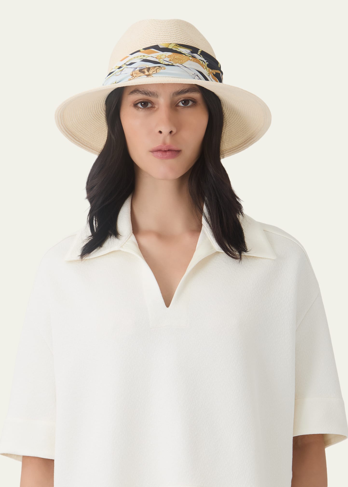Eugenia Kim Courtney Woven Paper Fedora - Bergdorf Goodman