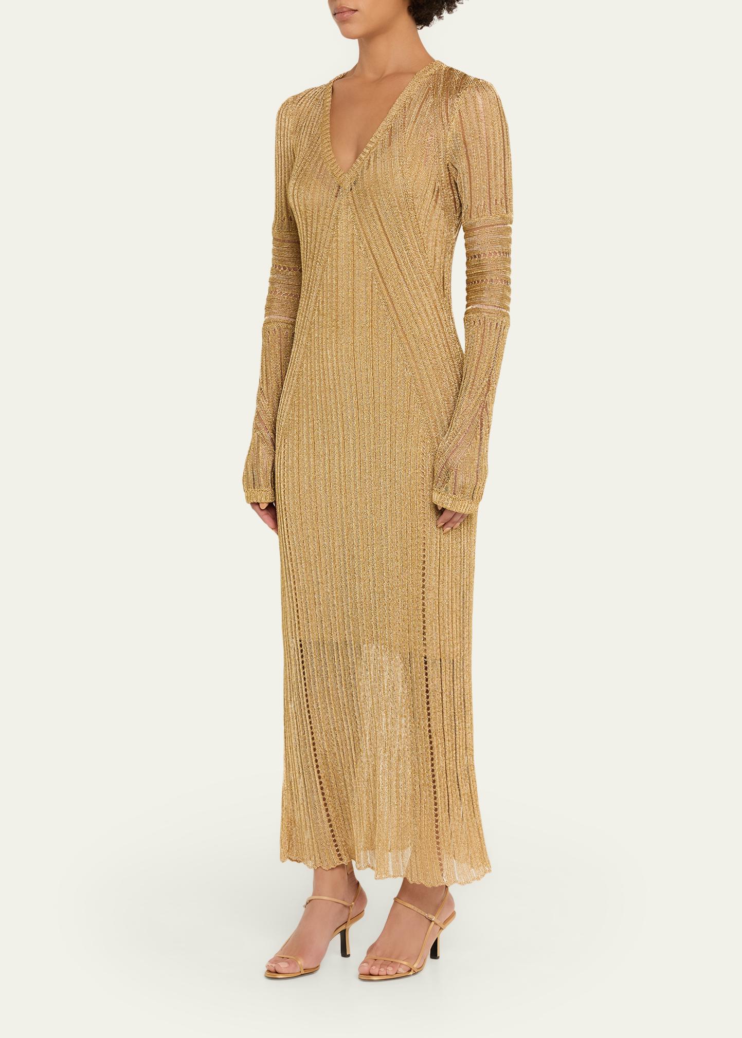 Zimmermann Rebellion Metallic Maxi Dress - Bergdorf Goodman