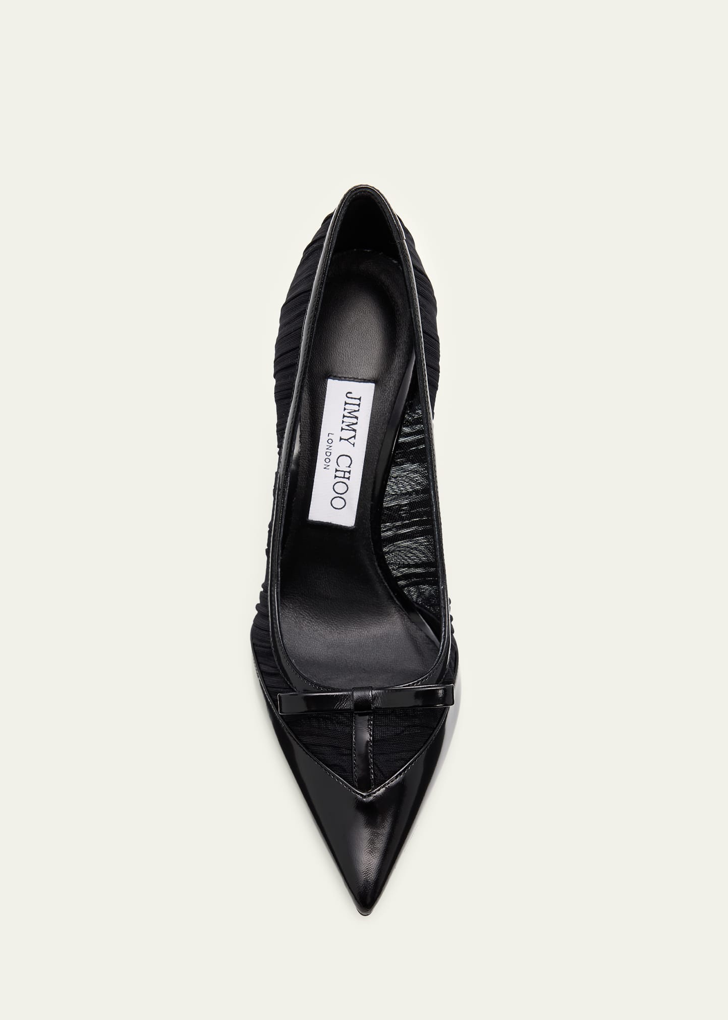 Jimmy Choo 100mm Love Mesh Tulle Pumps - Bergdorf Goodman