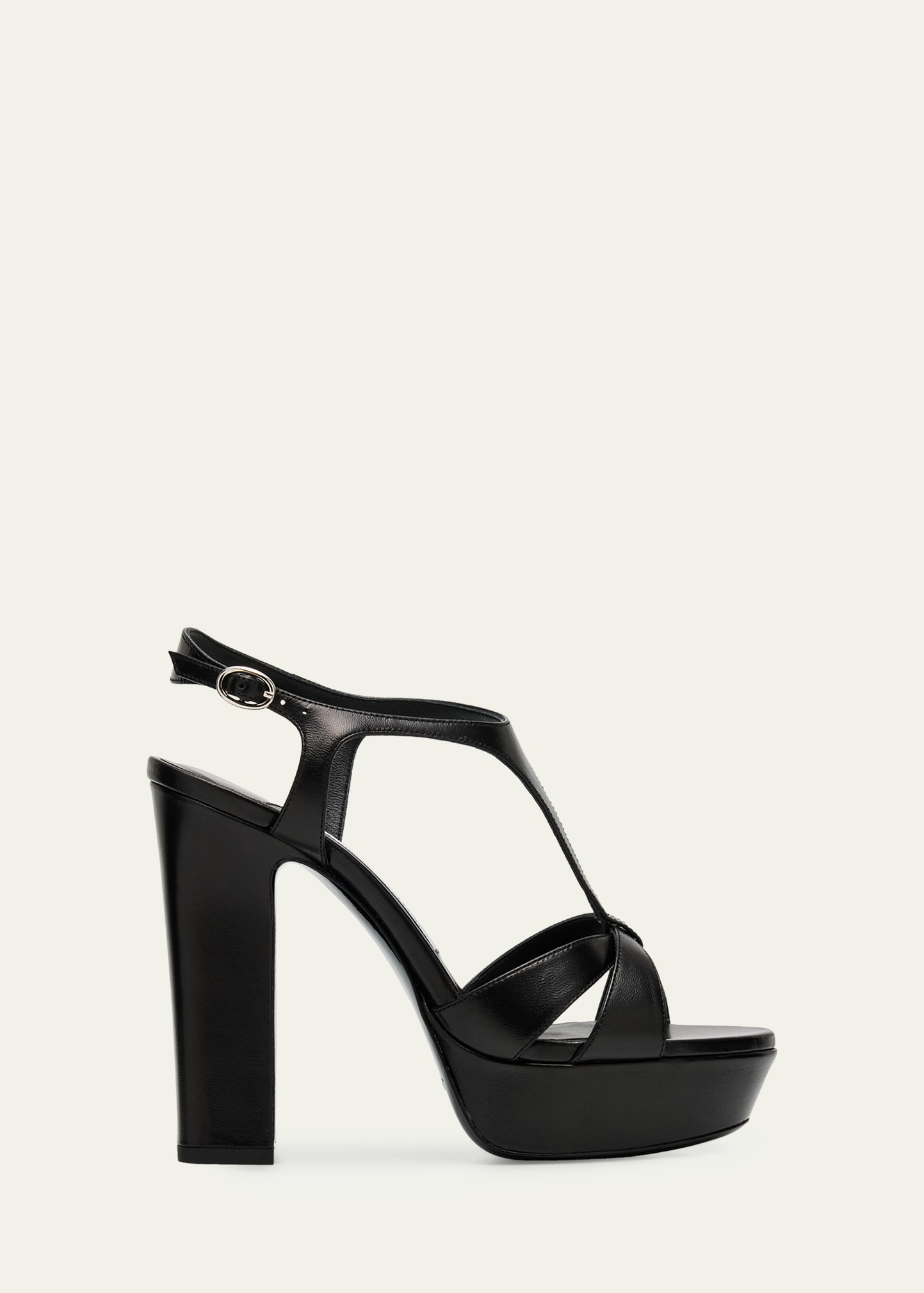Jimmy Choo 120mm Kesia Leather Platform Sandals - Bergdorf Goodman