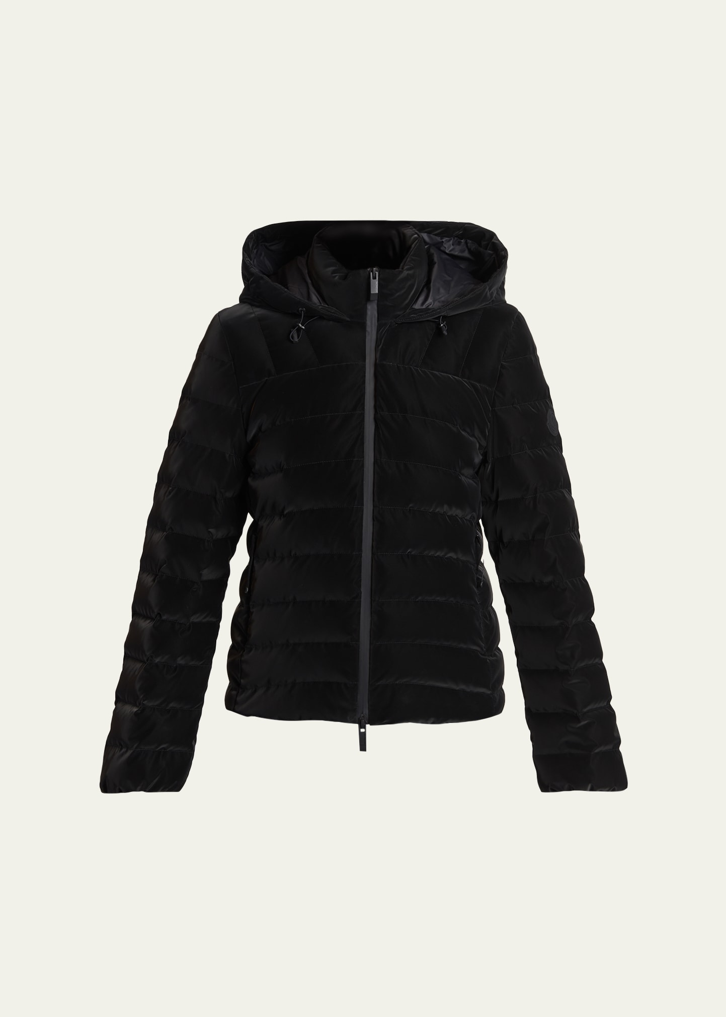 Moncler Trefle Hooded Down Velour Jacket - Bergdorf Goodman