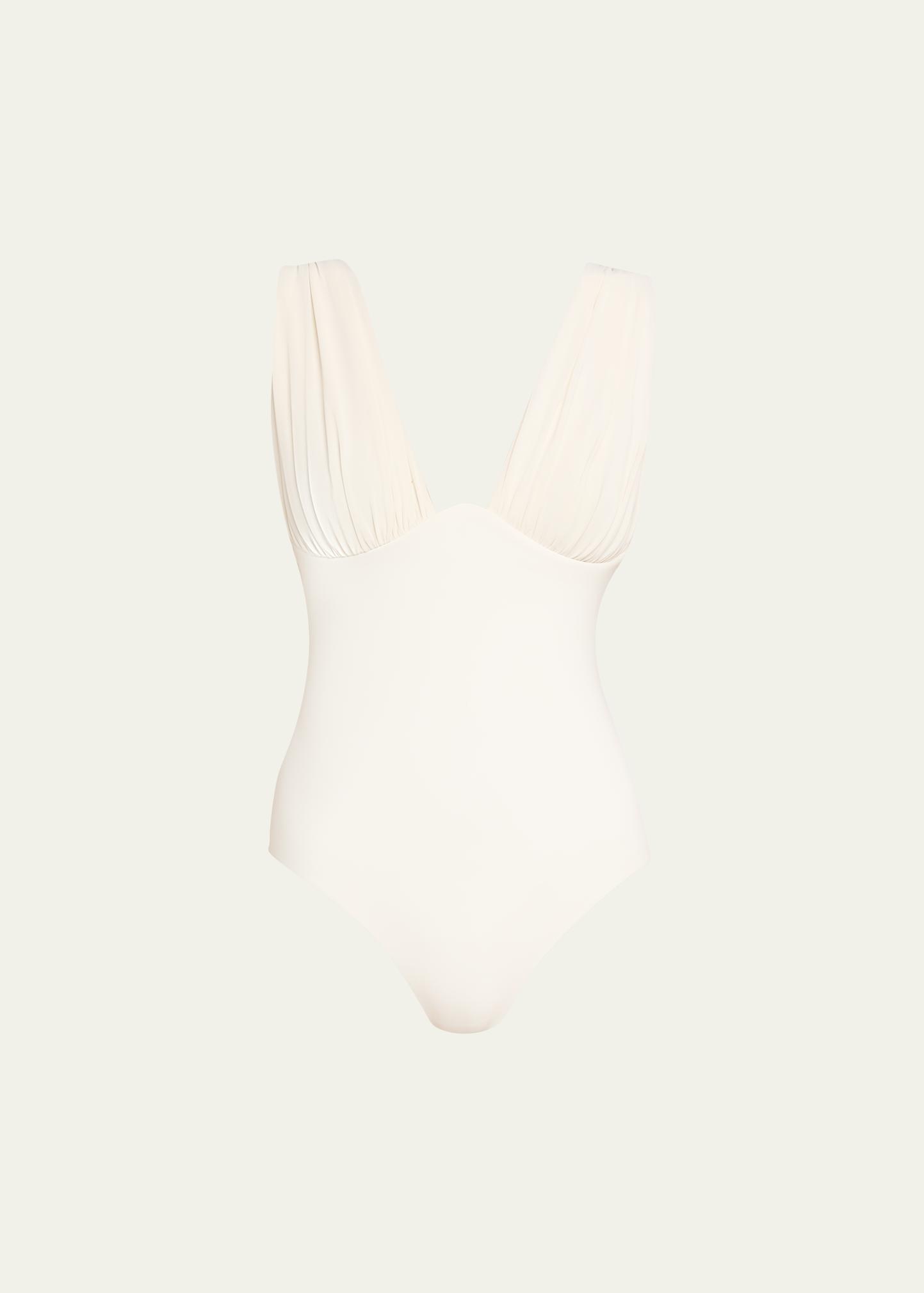 Zimmermann Awaken Gathered One-Piece Swimsuit - Bergdorf Goodman