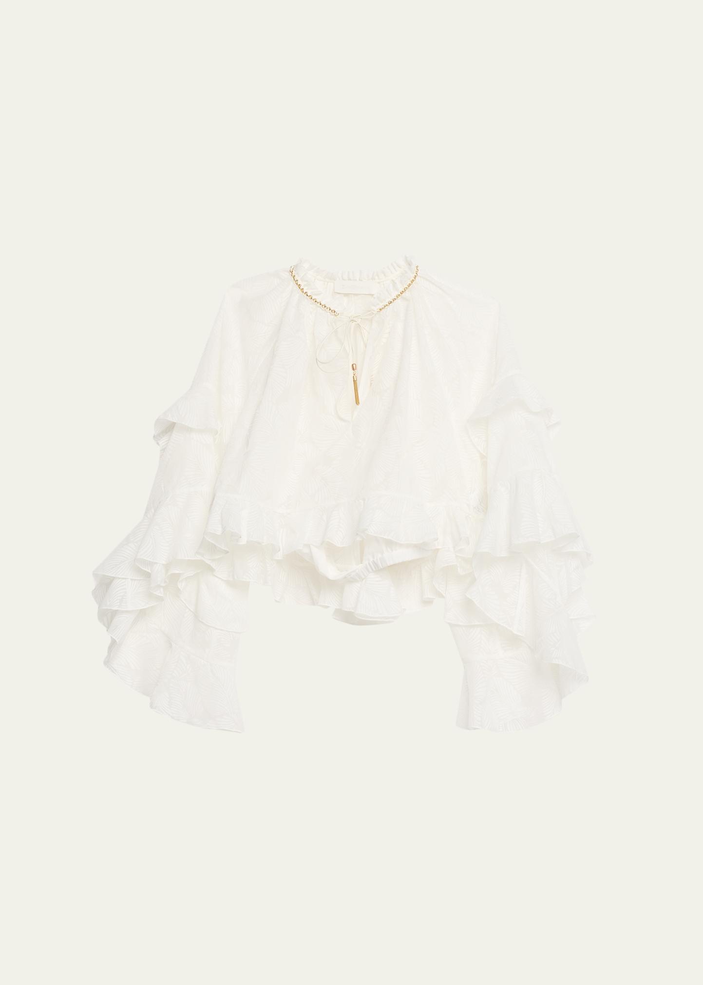 Zimmermann Daylight Ruffle Blouse