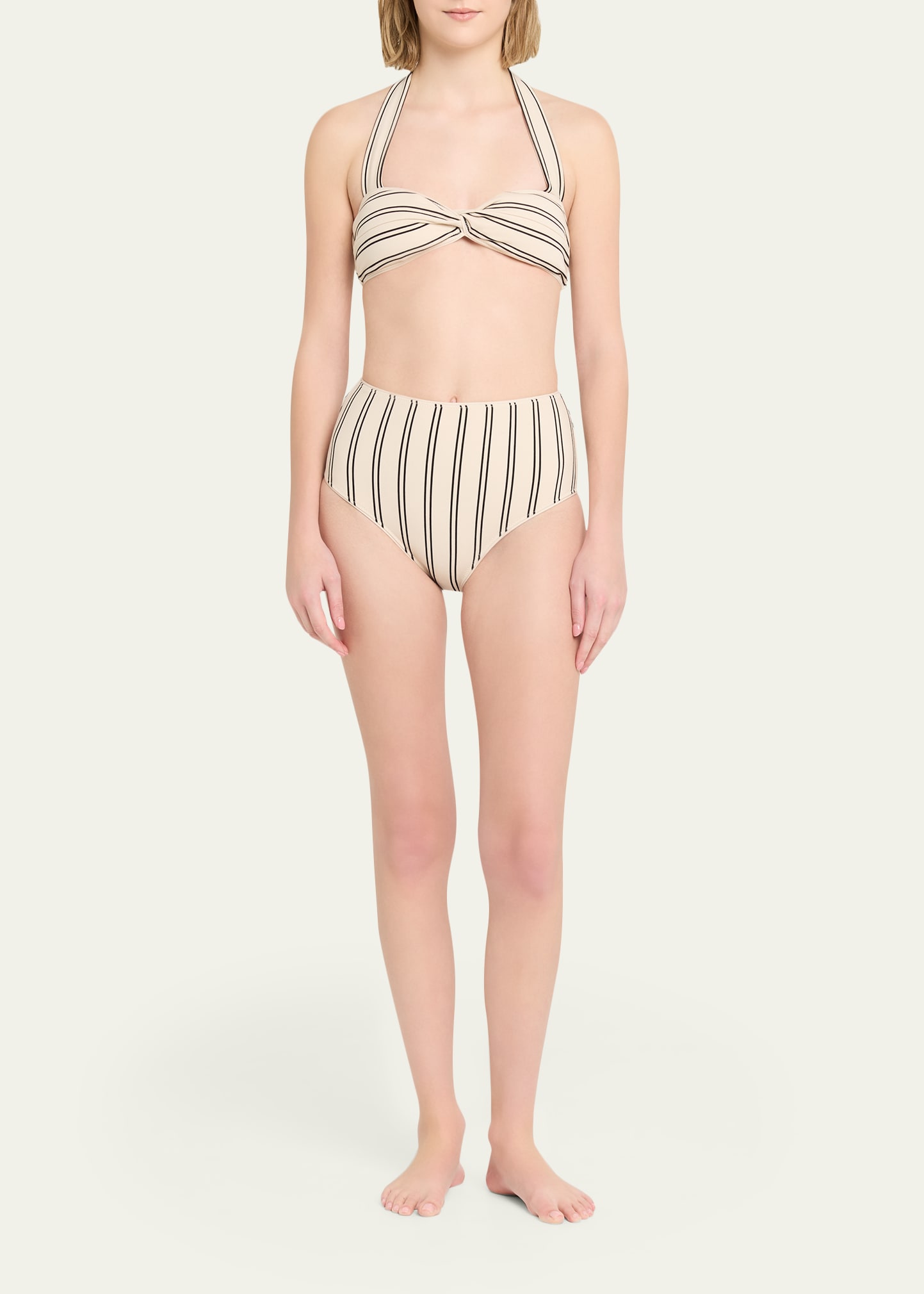 Zimmermann Daylight Twist Knit Two-Piece Swimsuit - Bergdorf Goodman