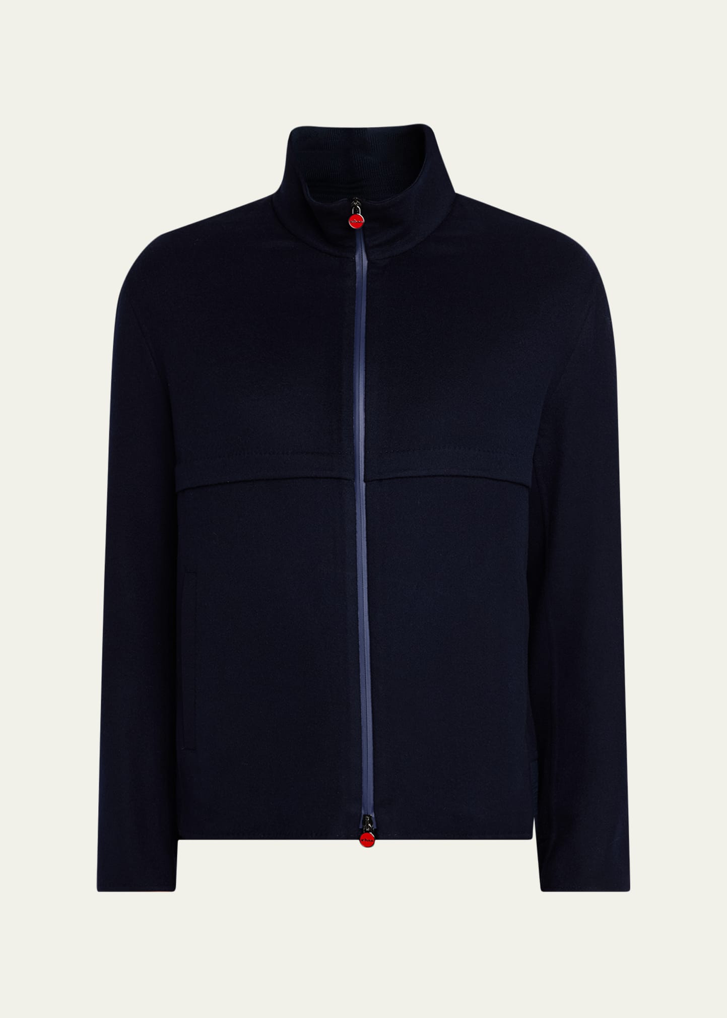Kiton Men's Cashmere Full-Zip Bomber Jacket - Bergdorf Goodman